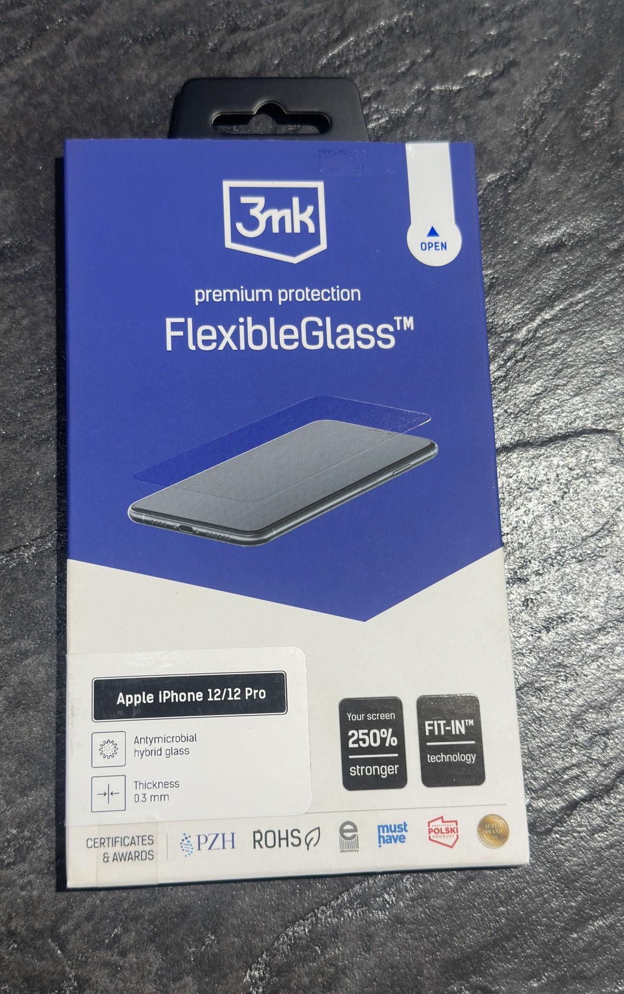 Tootefoto - Kaitseklaas 3MK FLEXIBLE iPhone 12 Pro