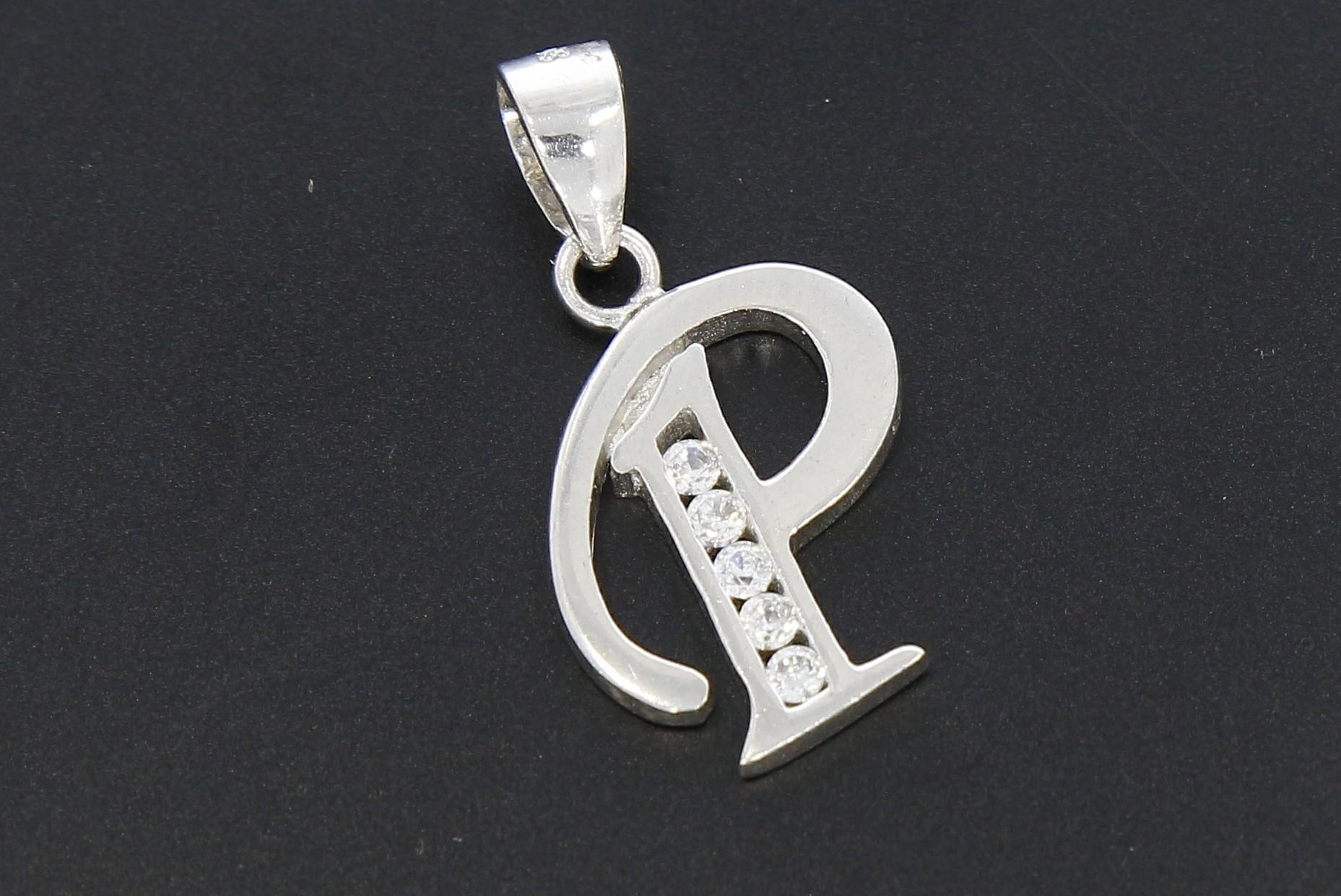 Tootefoto - Hõbe kulon 925* P-täht