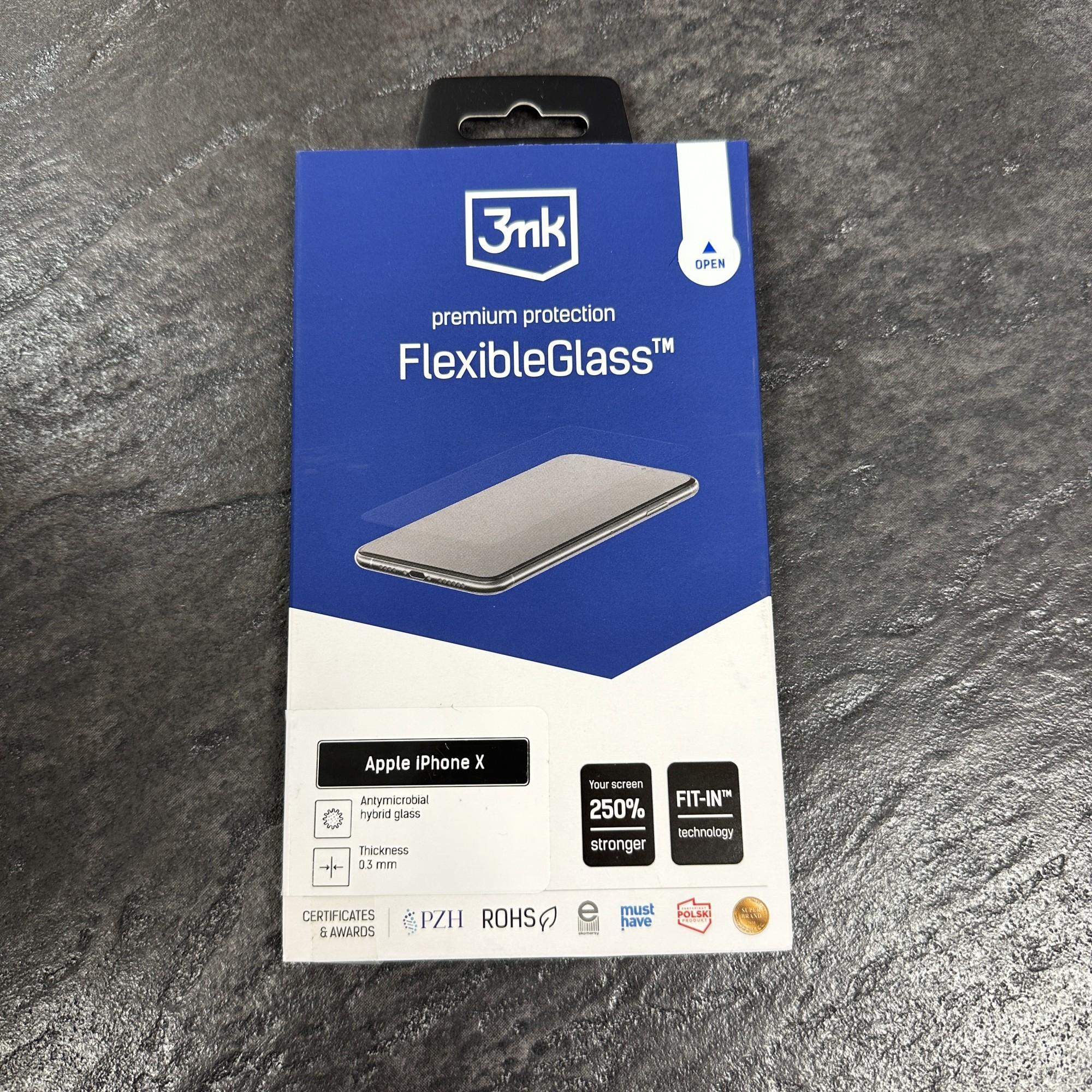 Tootefoto - Kaitseklaas 3MK FLEXIBLE iPhone X/XS 5