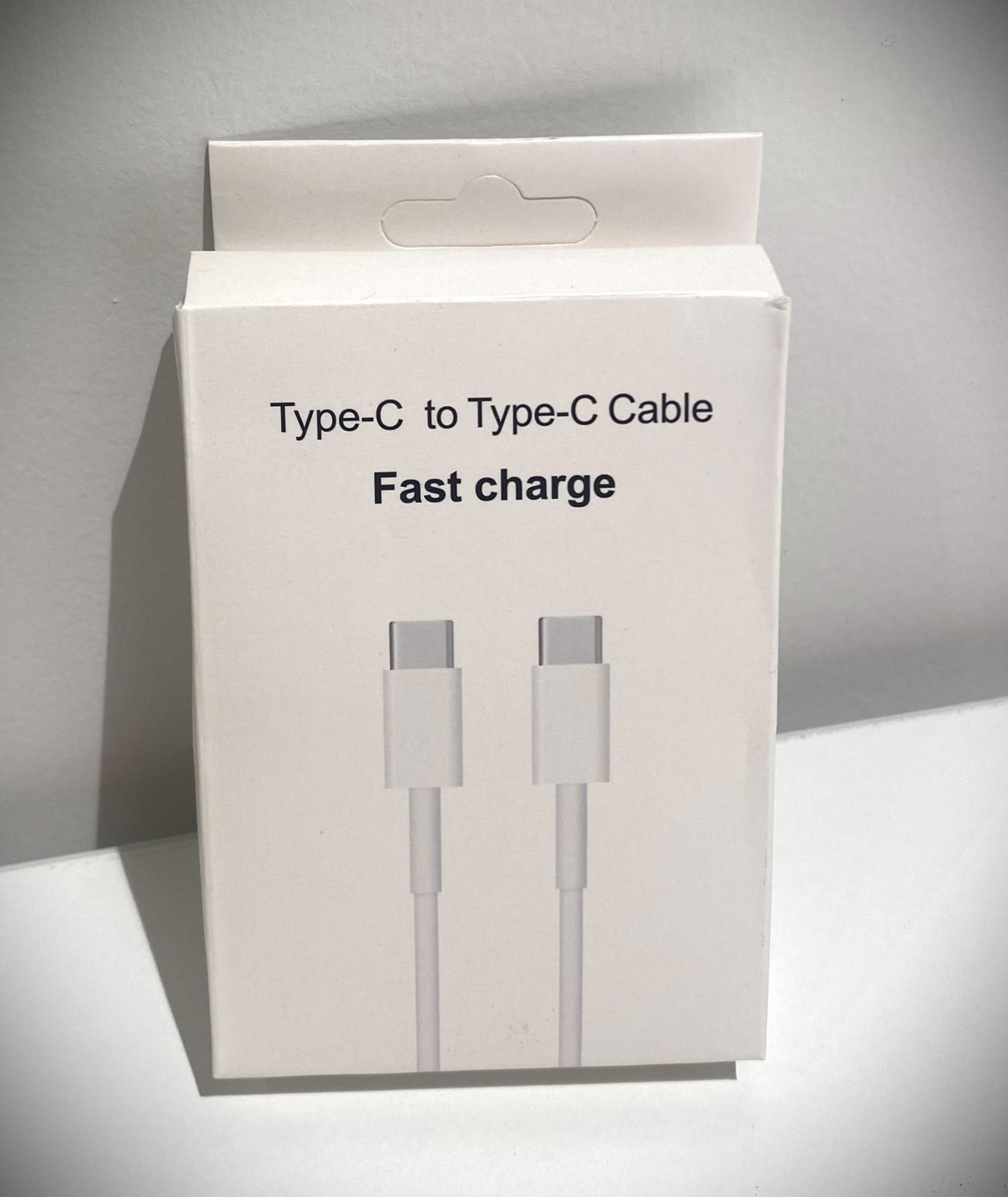 Tootefoto - Juhe USB Type-C to USB Type-C BOX 1M valge