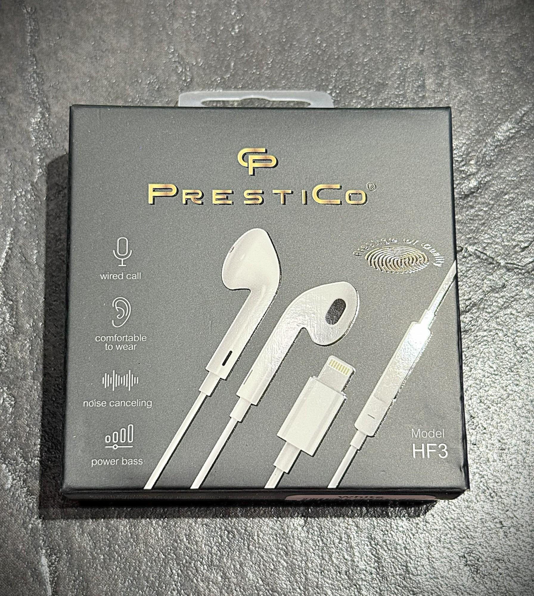 Tootefoto - Kõrvaklapid PRESTICO HF3 Lightning Valge