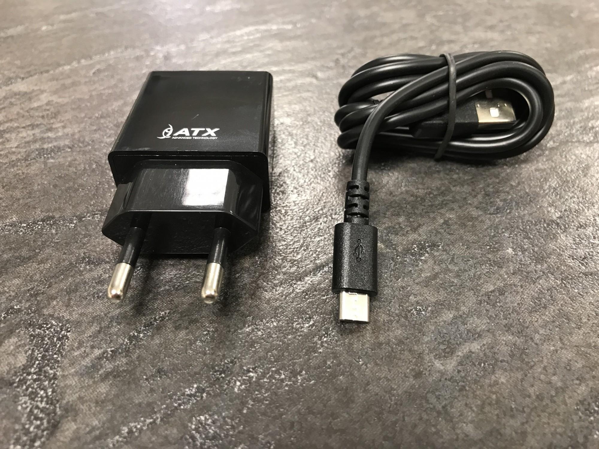 Tootefoto - Laadija ATX 5V/1A + Juhe microUSB