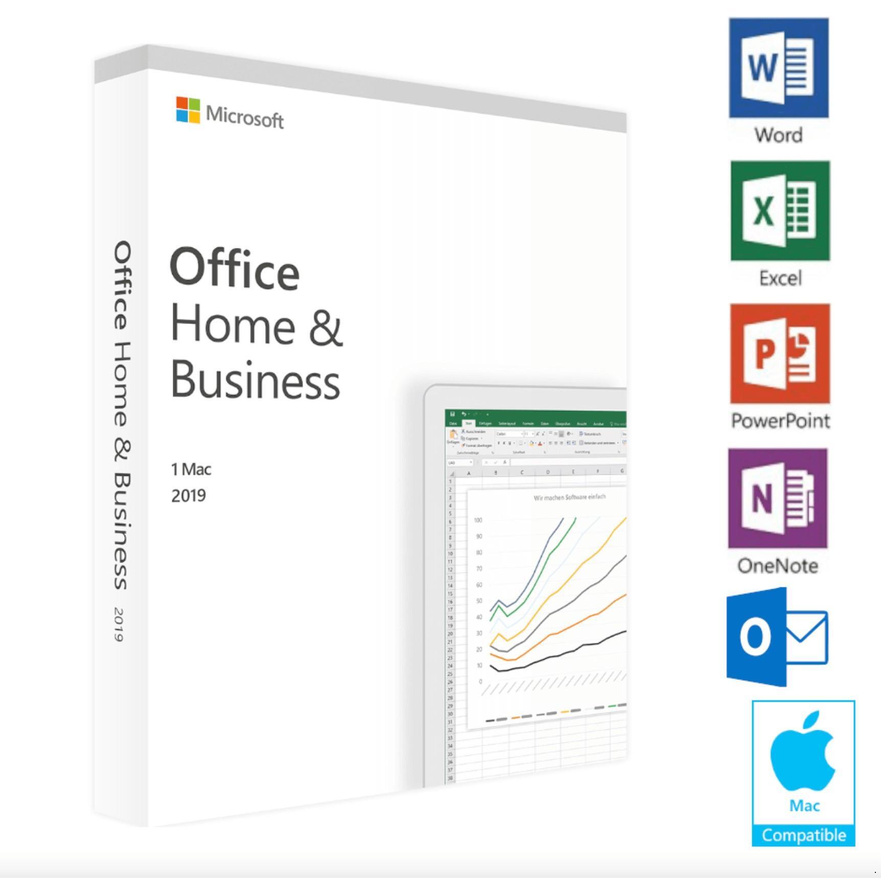 Tootefoto - Tarkvara Microsoft Office 2019 Home and Business for Mac