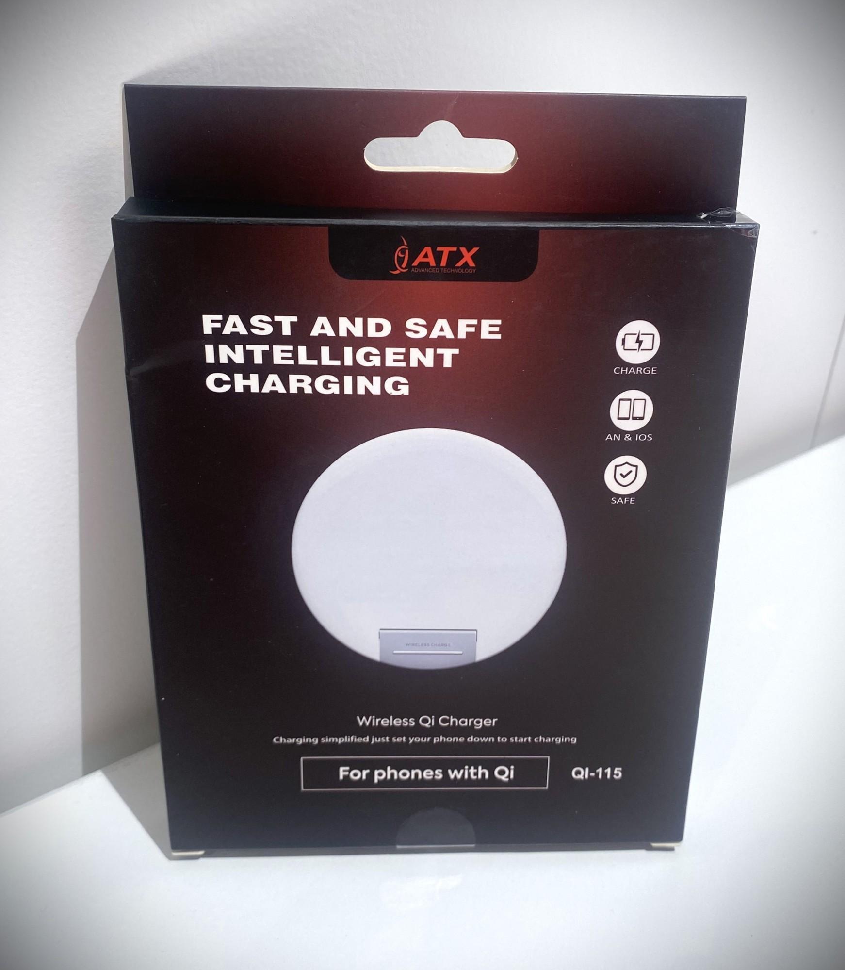 Tootefoto - Juhtmevaba laadija QI-115 (10W) 2in1 valge