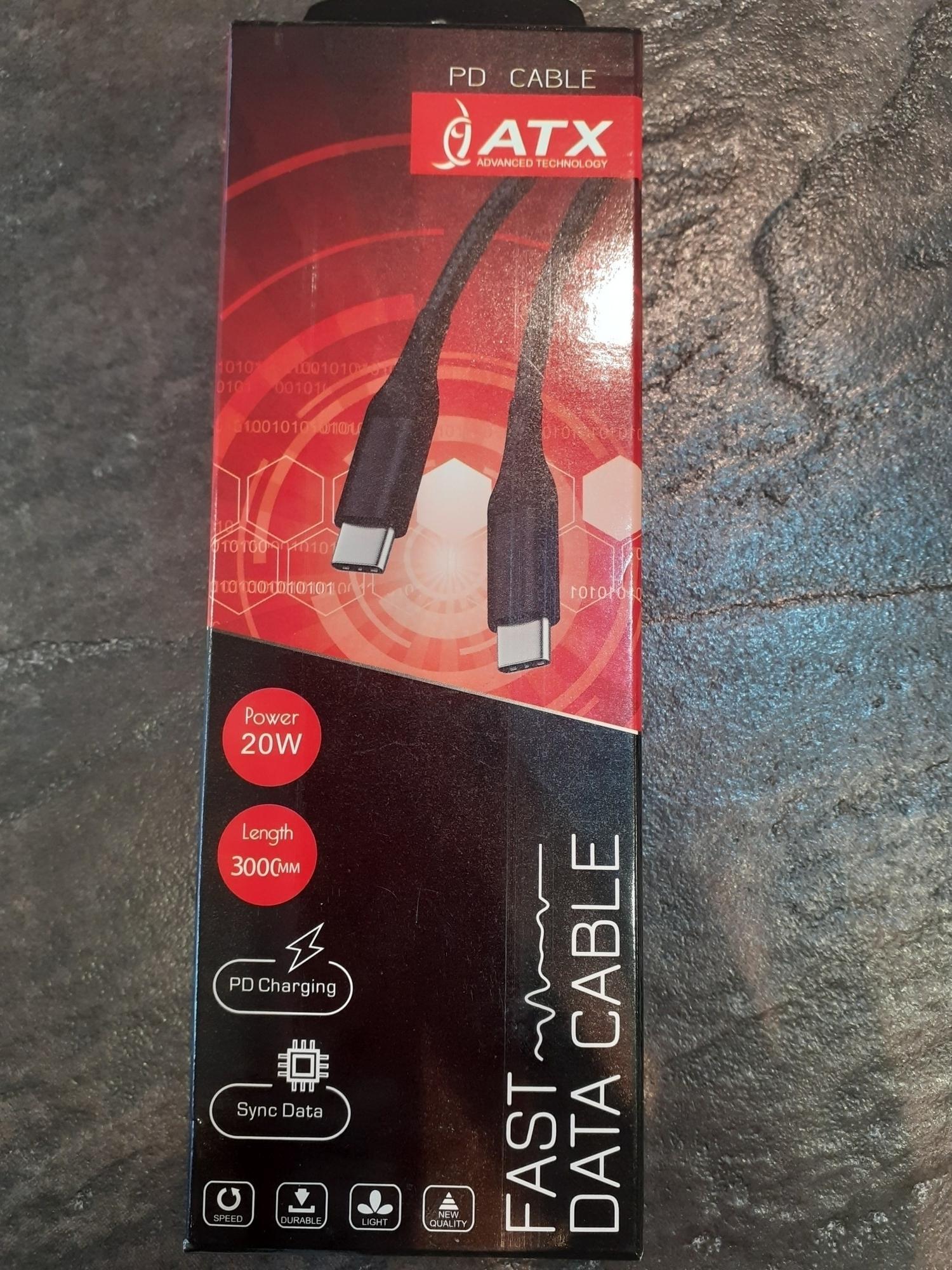 Tootefoto - Juhe ATX USB Type-C → USB Type-C 20W 3M