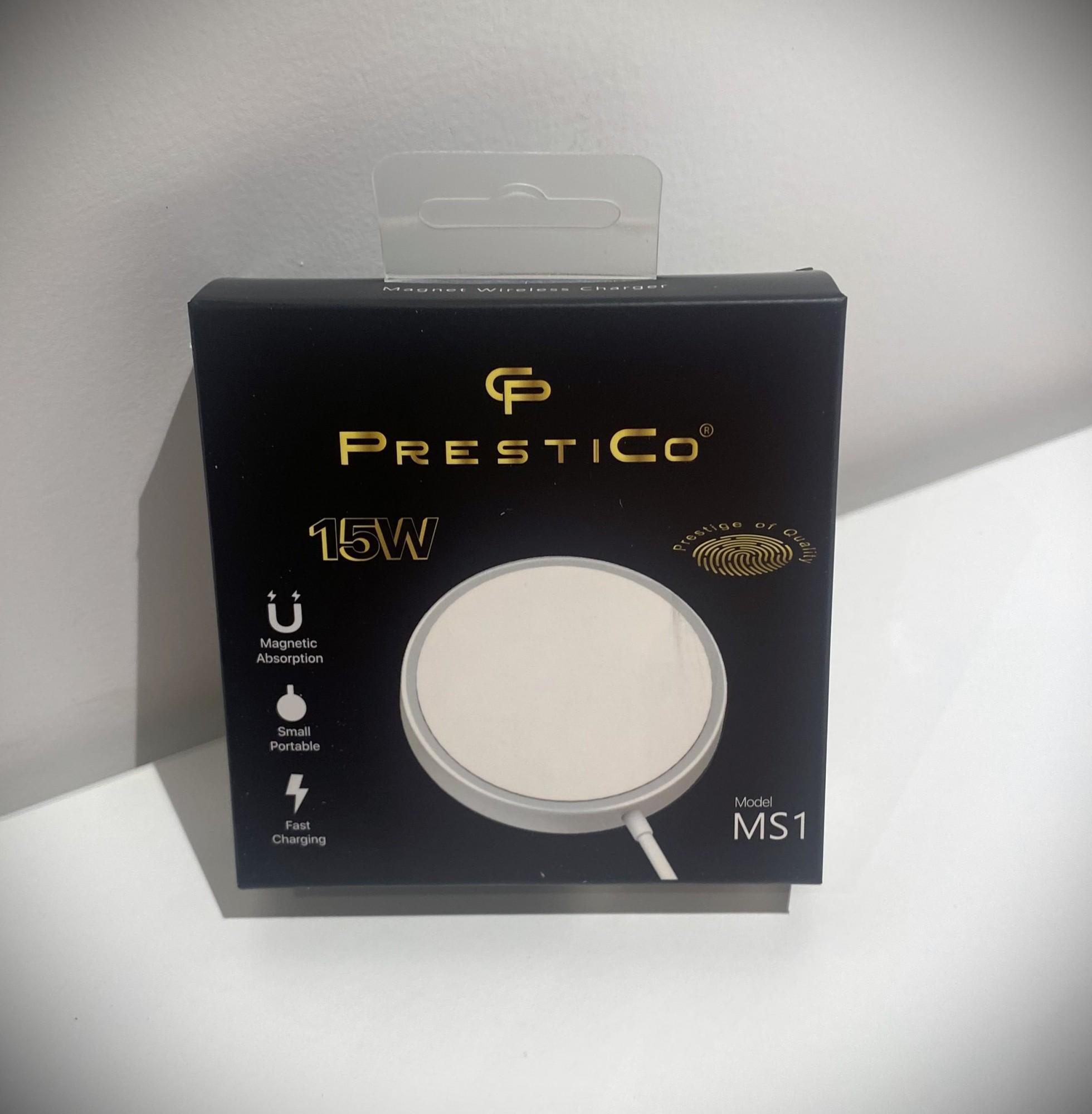 Tootefoto - Juhtmevaba laadija Prestico MS1 Magsafe Charger valge