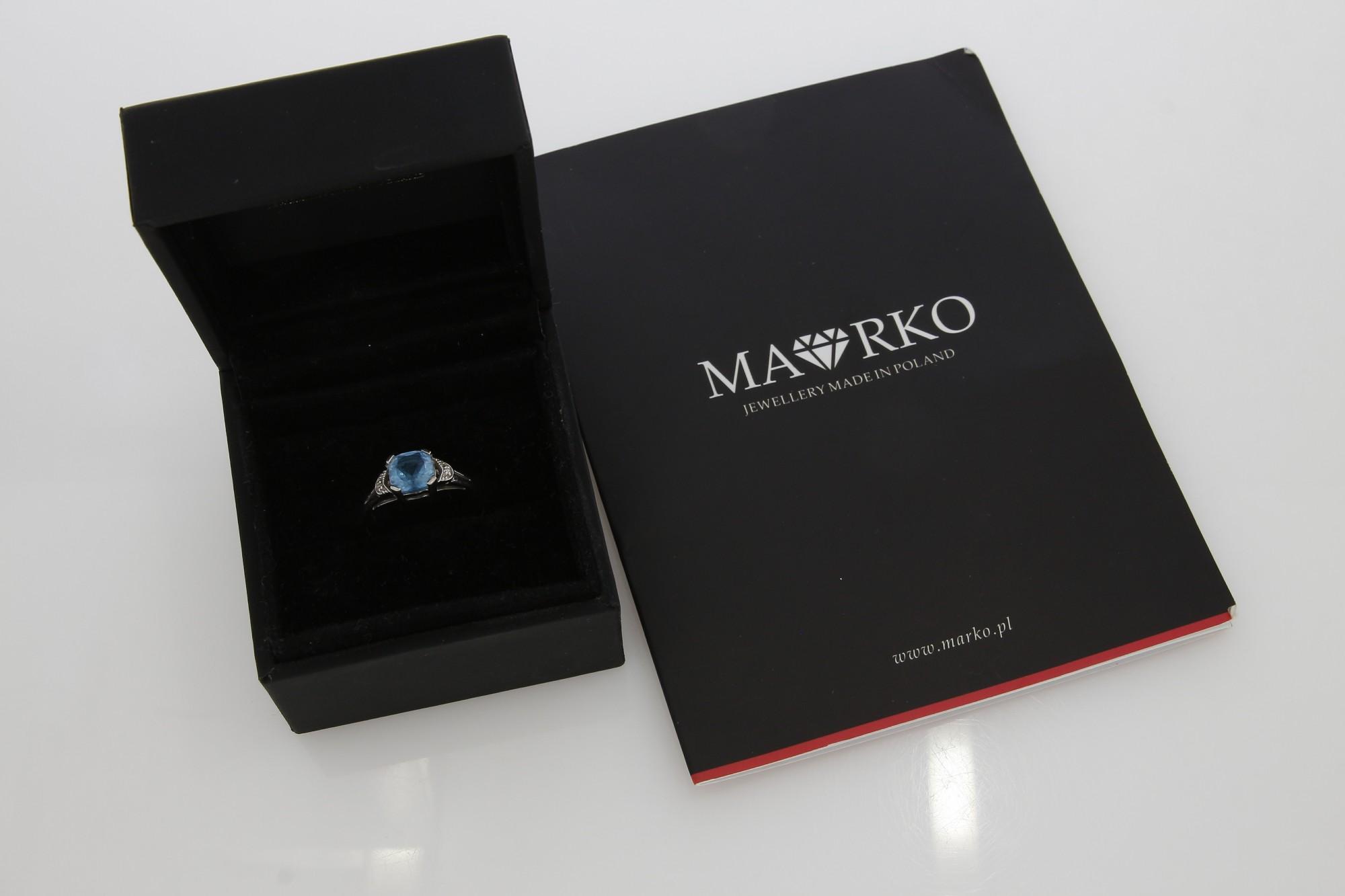 Tootefoto - Kuldsõrmus 585* Topaas + Briljandid