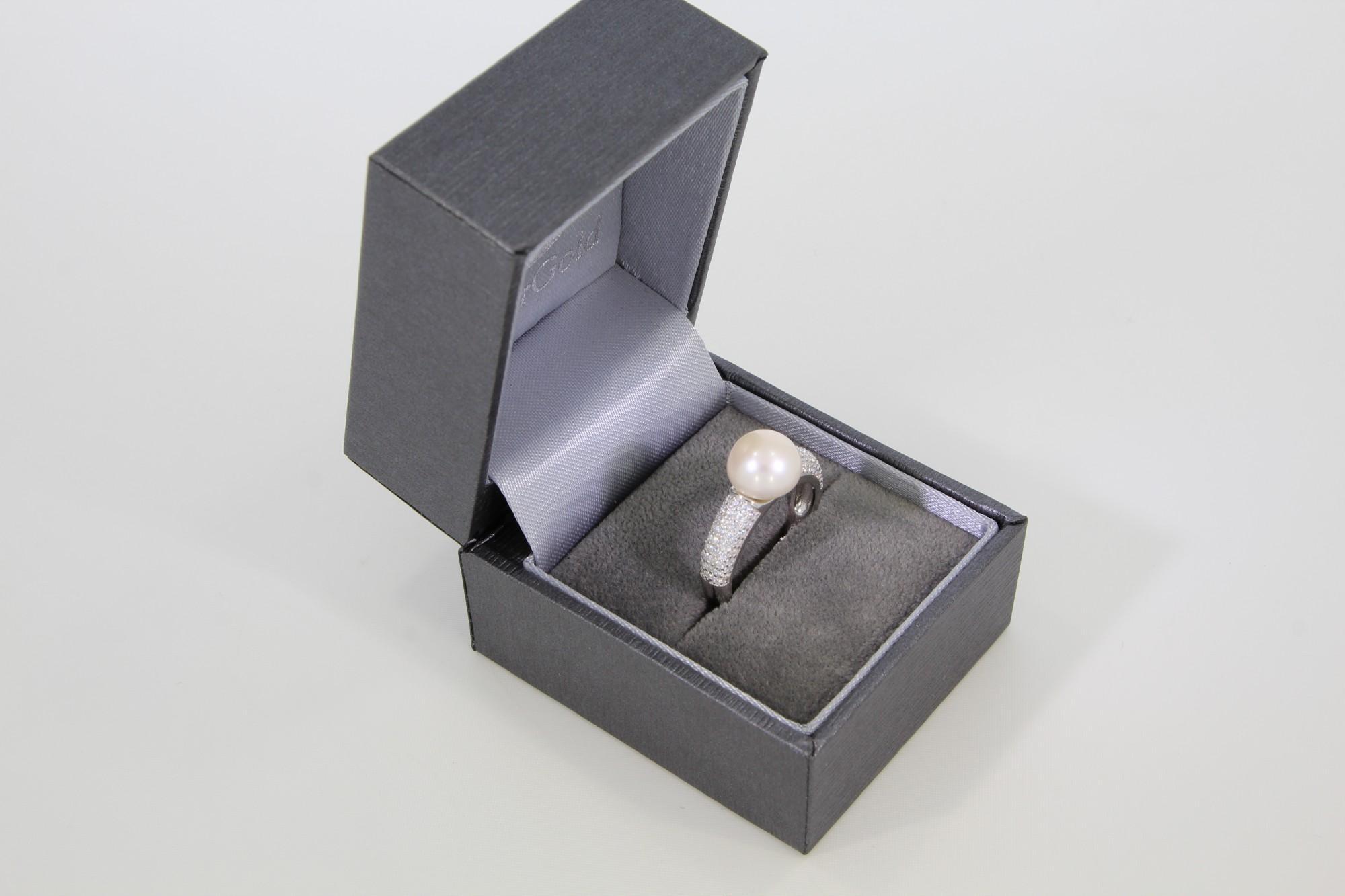 Tootefoto - Hõbesõrmus 925* Pärliga Gaura