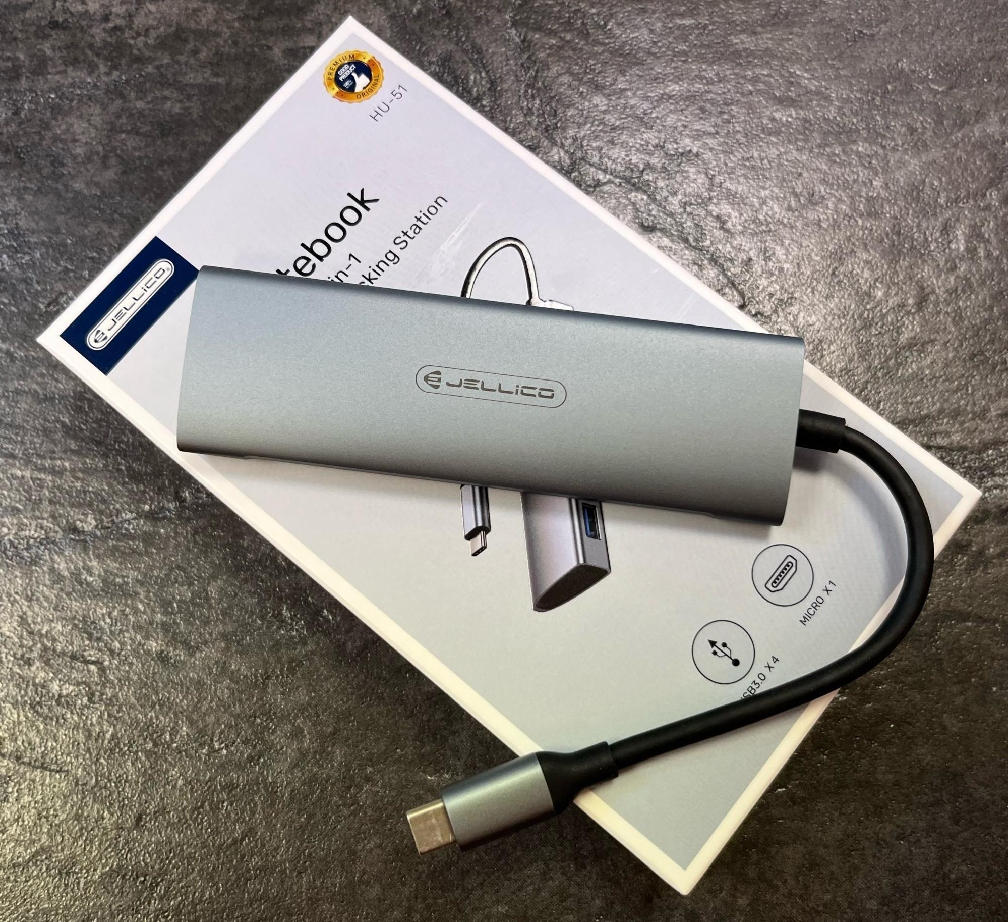 Tootefoto - Sülearvuti dokk Jellico HU-51 Type-C 4xUSB 3