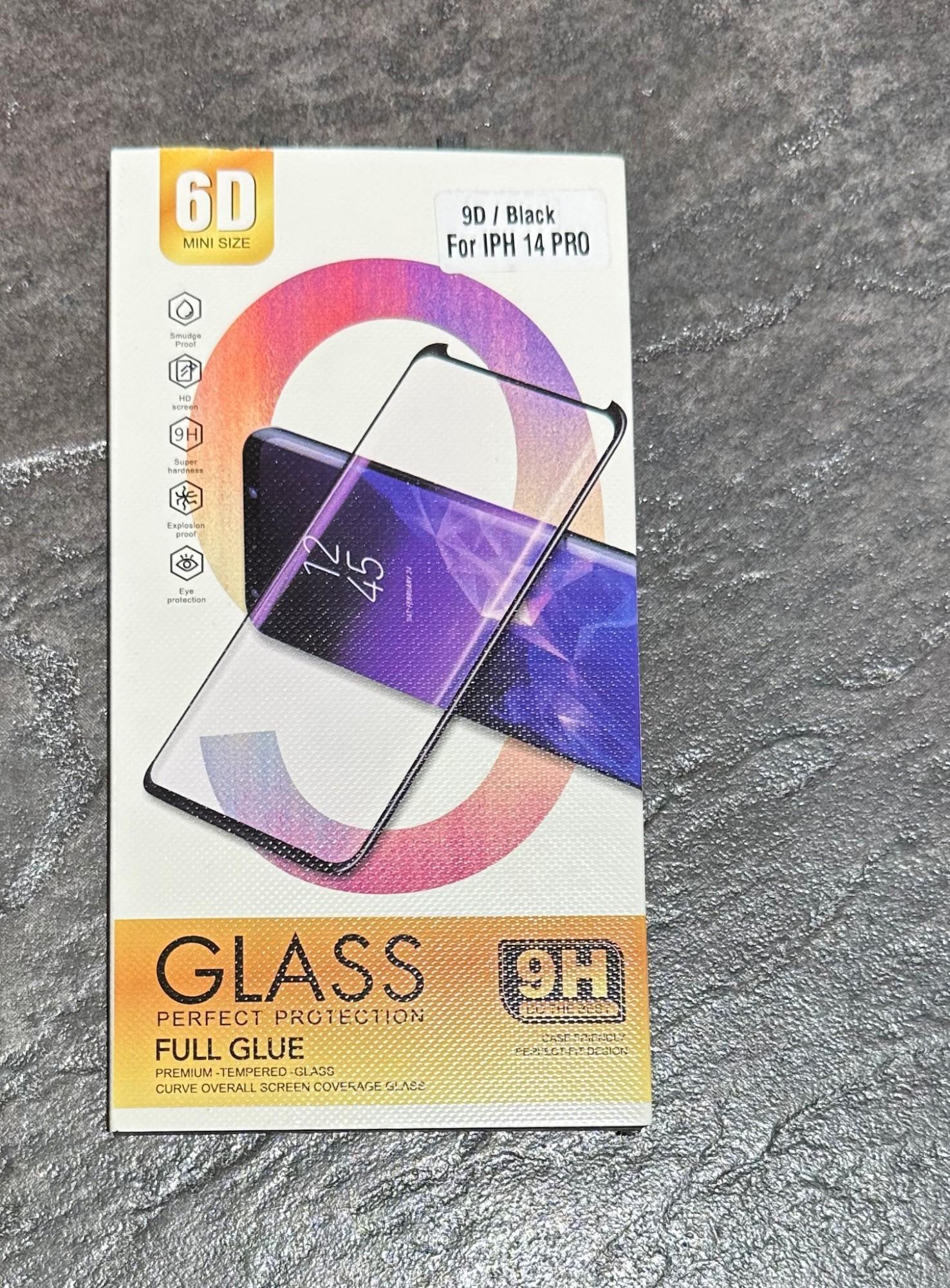 Tootefoto - Kaitseklaas iPhone 14 PRO 6D FULL GLUE