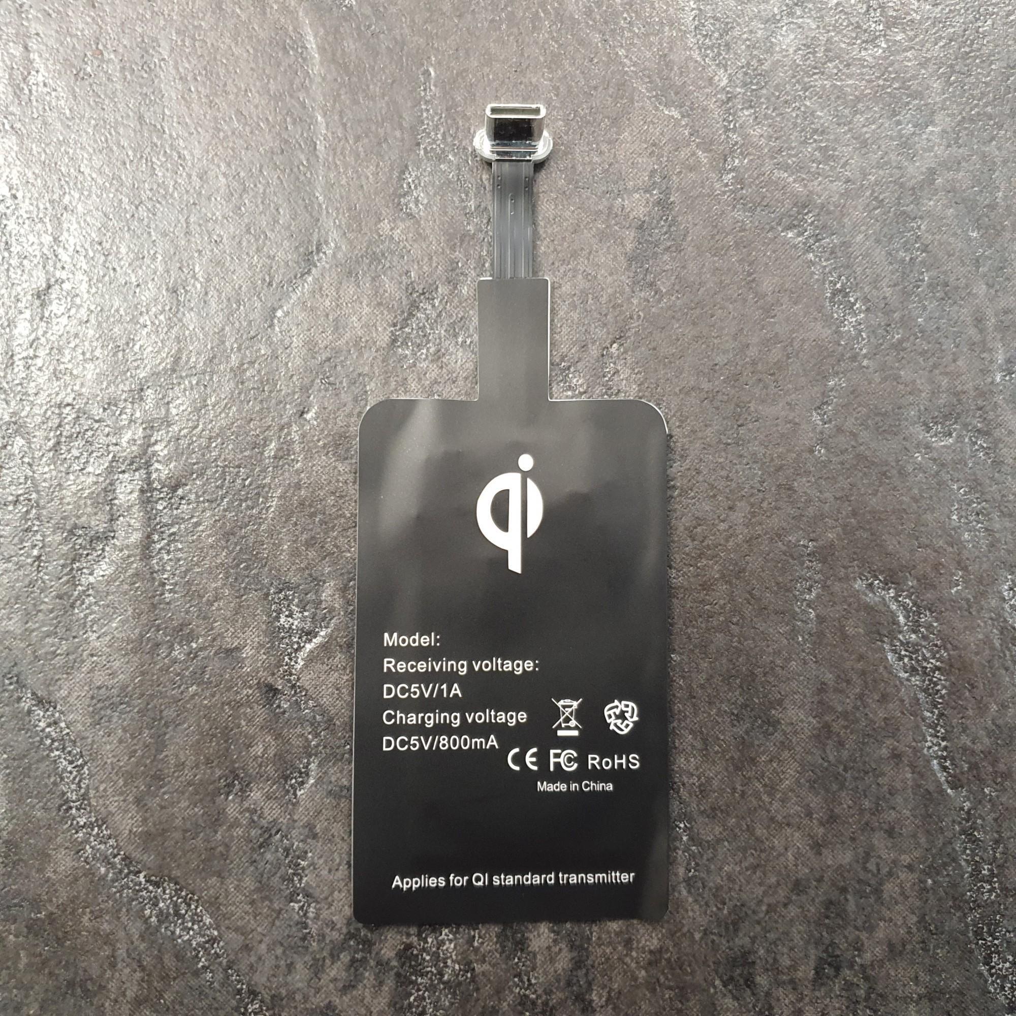 Tootefoto - Adapter Qi Juhtmevaba laadimiseks USB Type-C