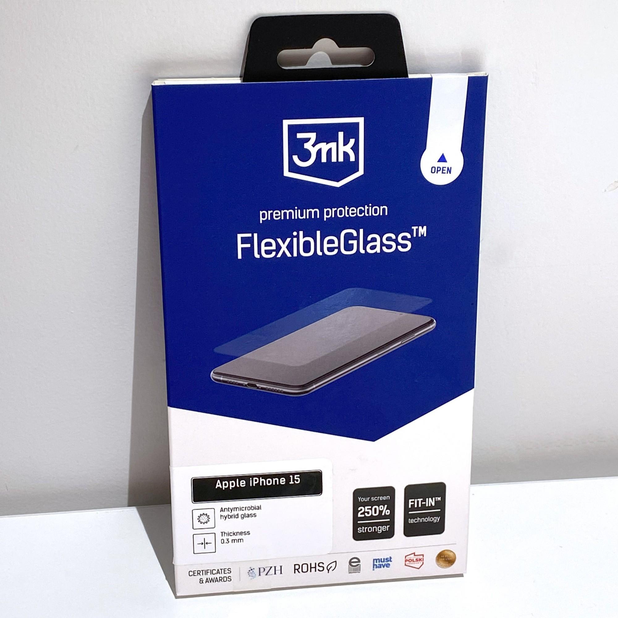 Tootefoto - Kaitseklaas 3MK FLEXIBLE iPhone 15