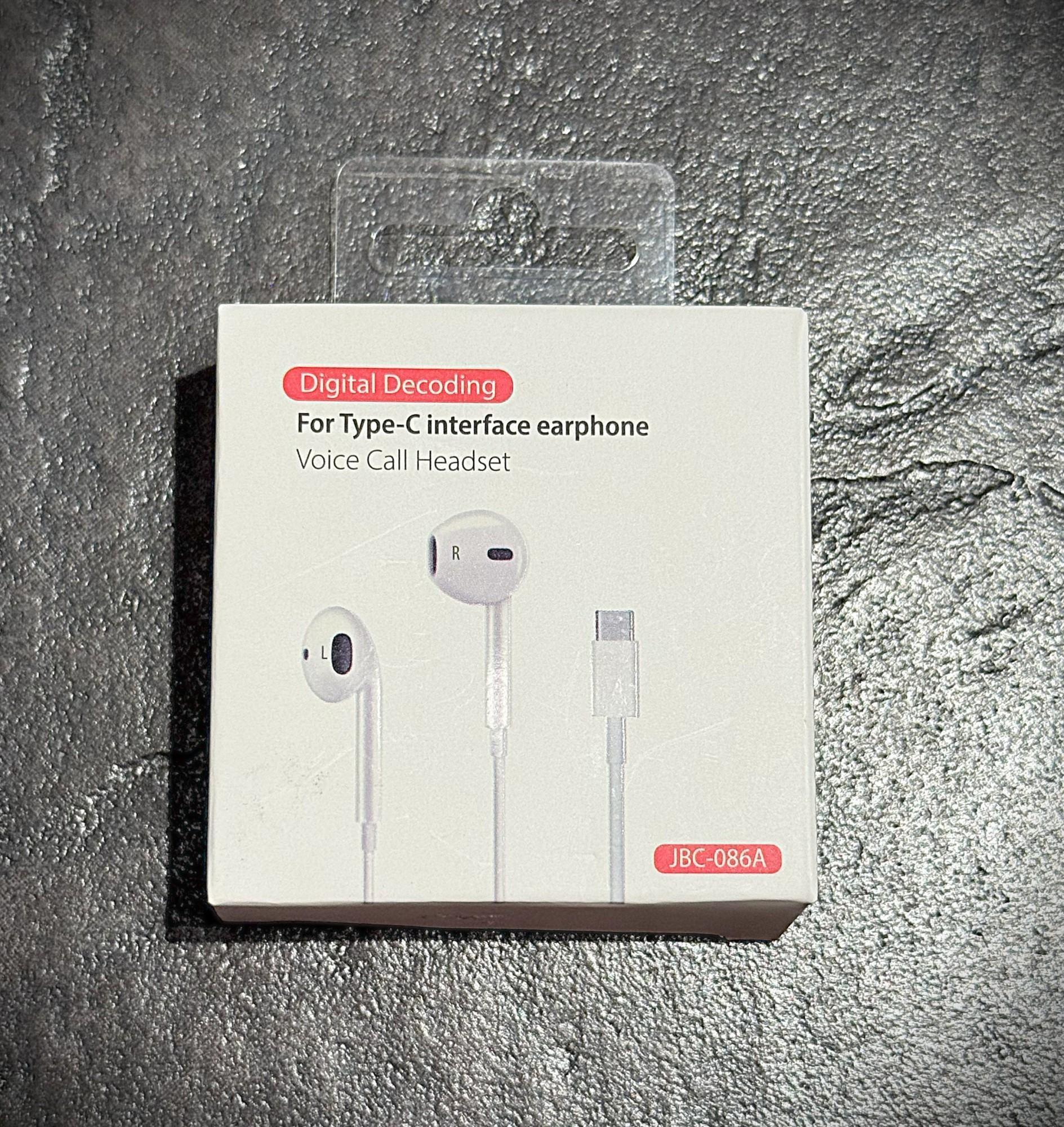 Tootefoto - Kõrvaklapid JBC-086A USB-C valge