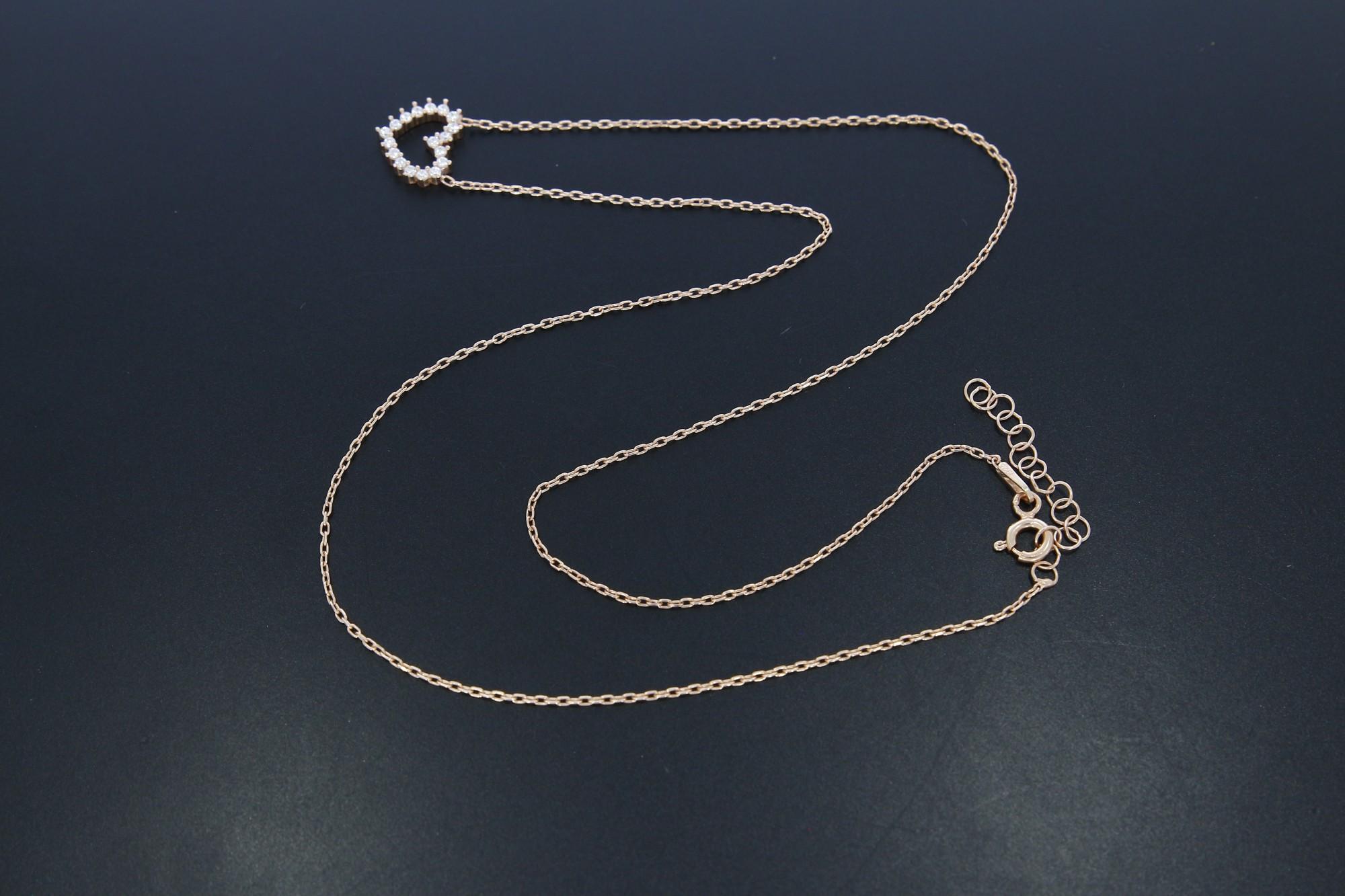 Tootefoto - Hõbekaelakett 925* Süda