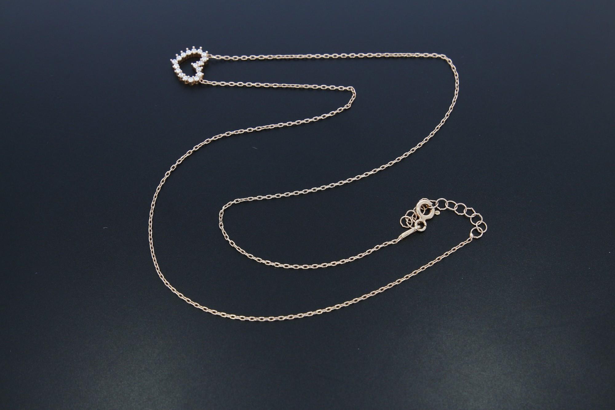 Tootefoto - Hõbekaelakett kuloniga 925*