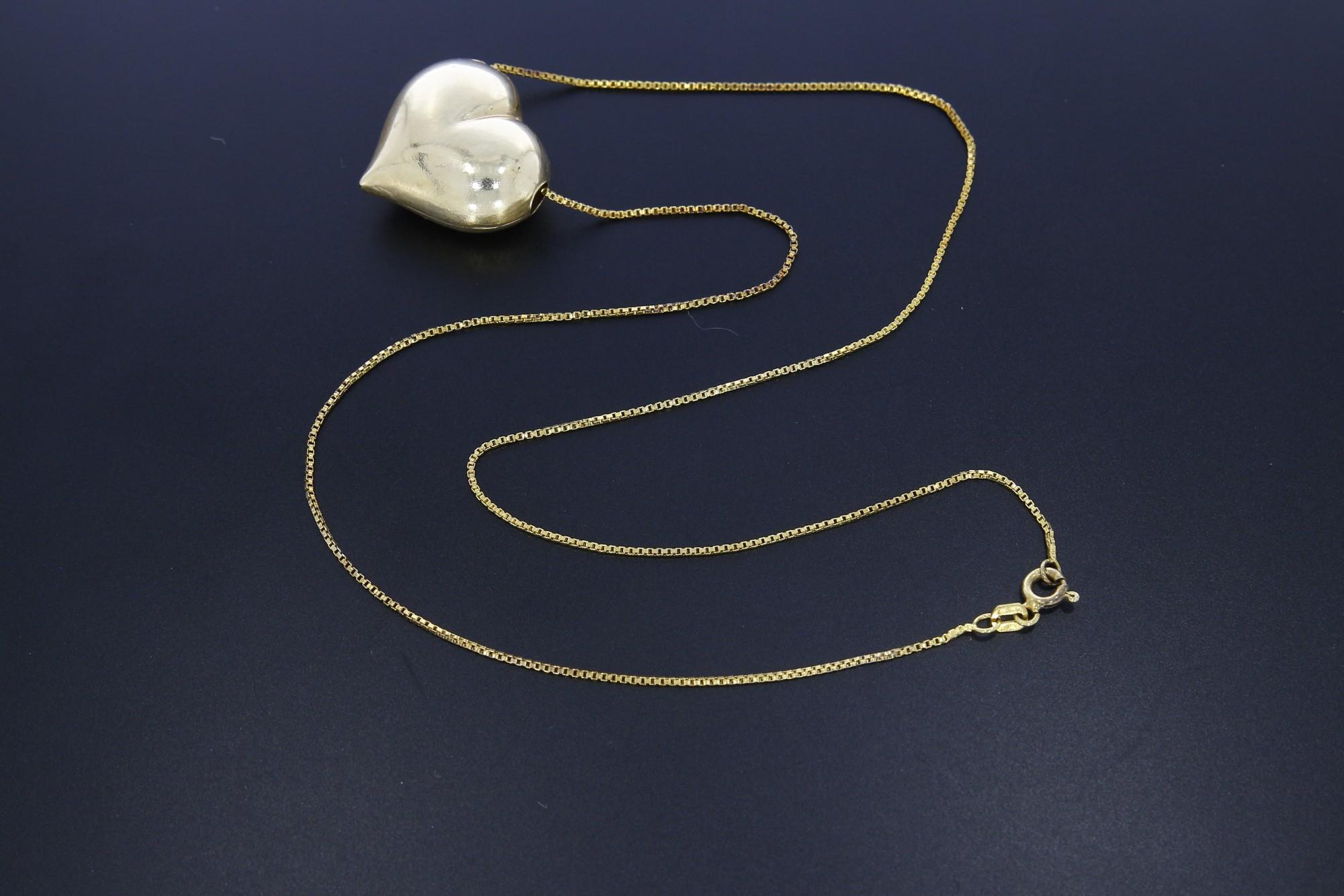 Tootefoto - Hõbekaelakett 925* + Kulon Süda