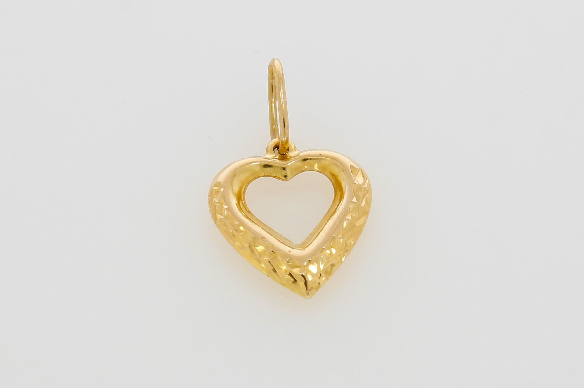 Tootefoto - Kuld kulon 585* Süda