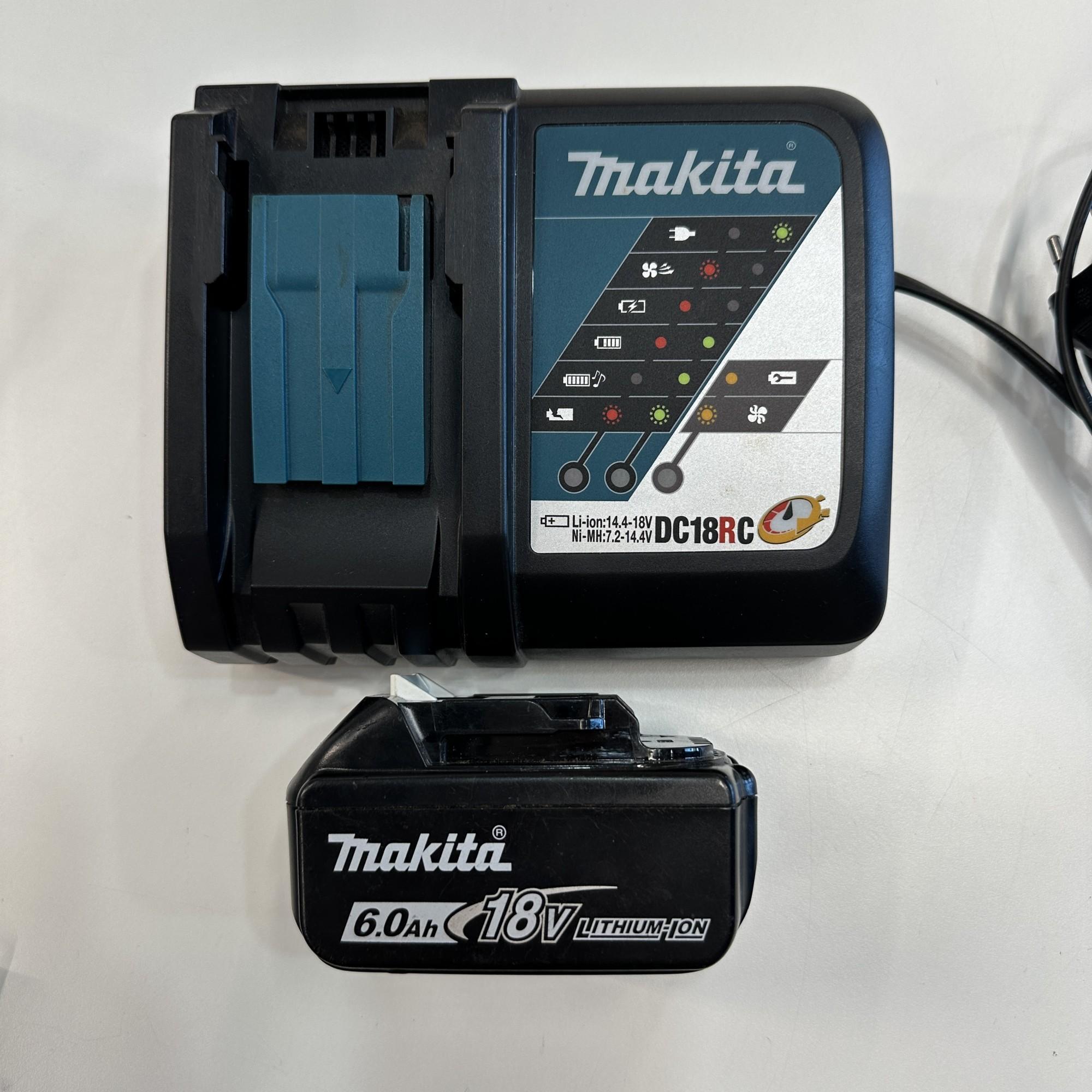 Tootefoto - Akulaadija Makita DC18RC + aku BL1860B