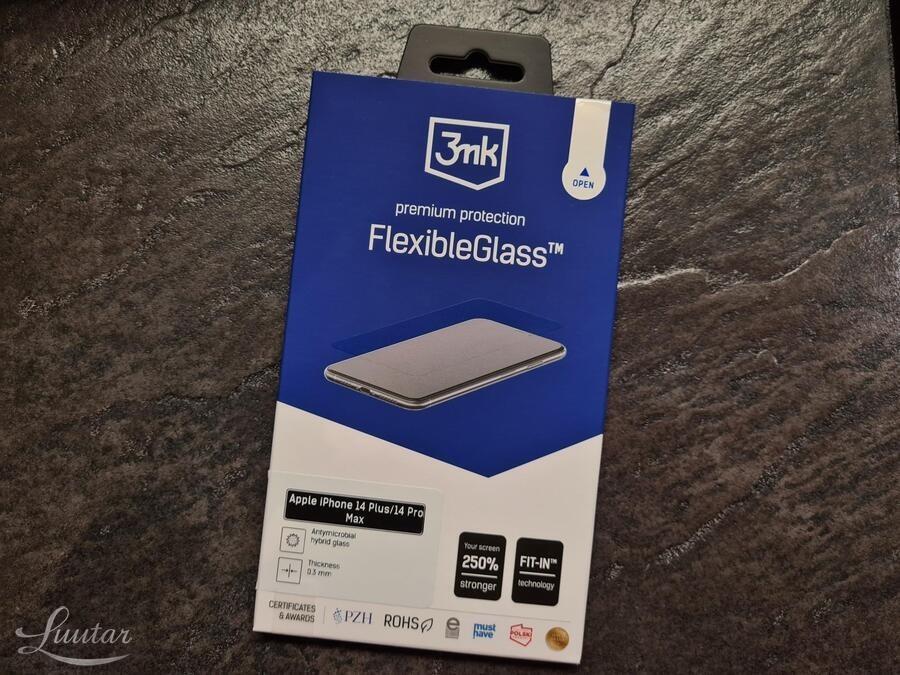 Tootefoto - Kaitseklaas 3MK FLEXIBLE iPhone 14 PRO MAX/14+
