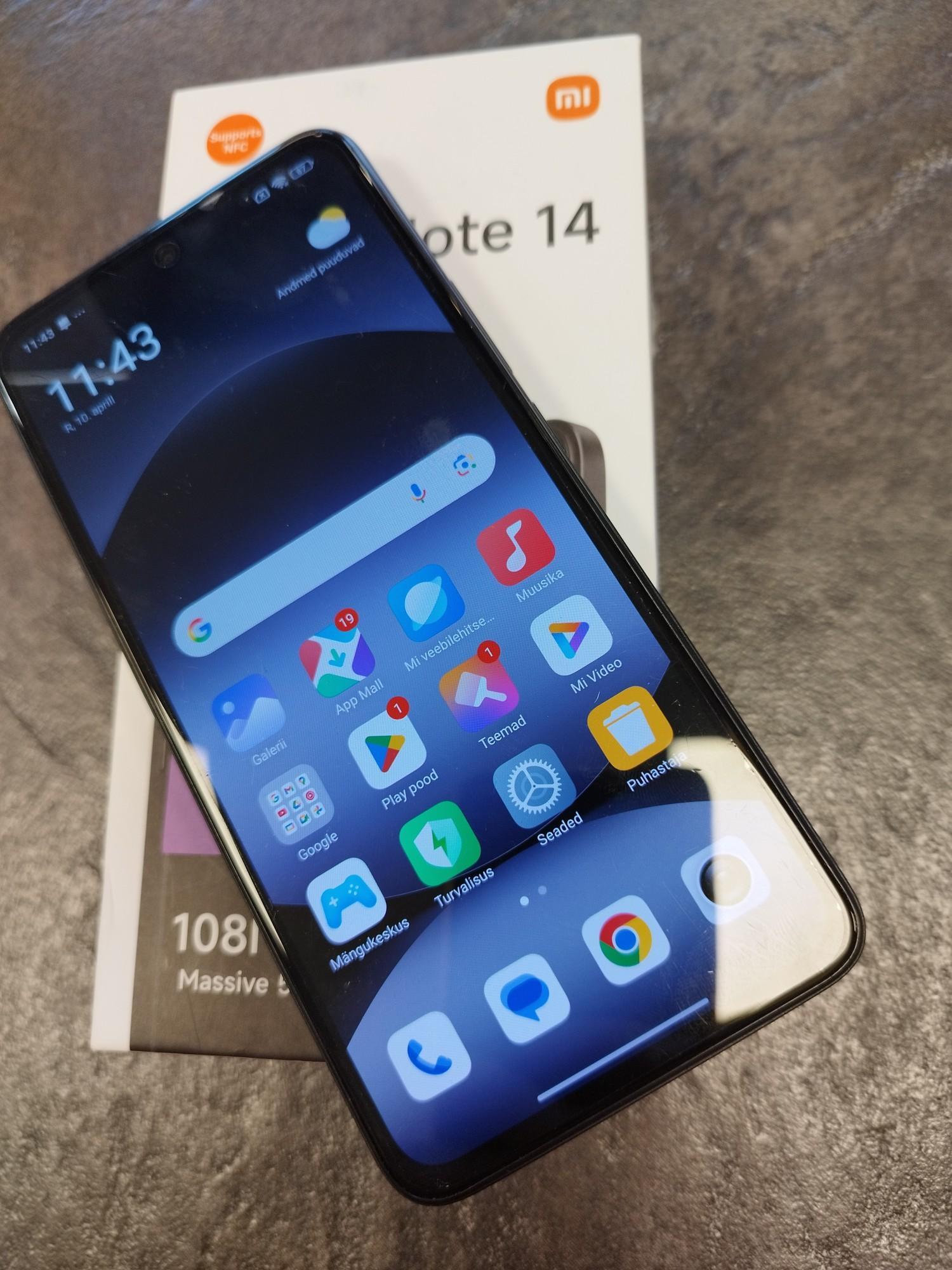 Tootefoto - Mobiiltelefon Xiaomi Redmi Note 14 128gb