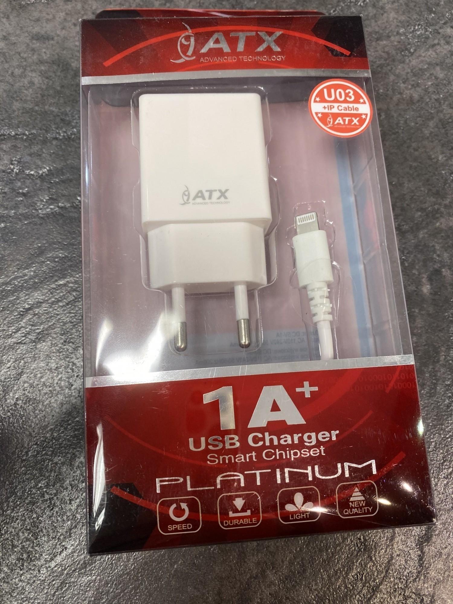 Tootefoto - Laadija ATX 5V/1A + Juhe Lightning