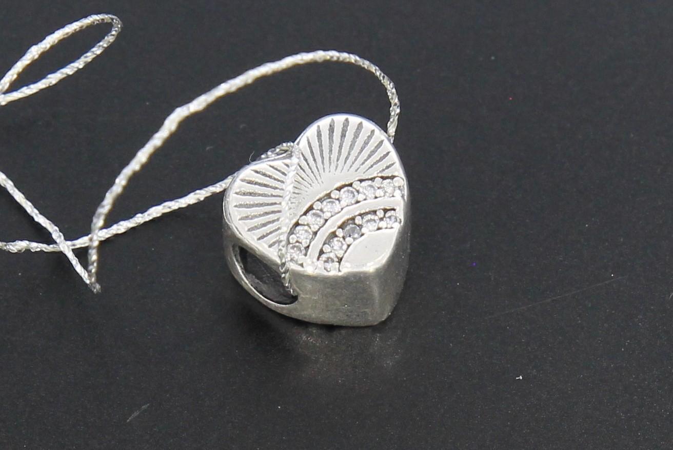 Tootefoto - Hõbe ripatsamulett 925* Süda