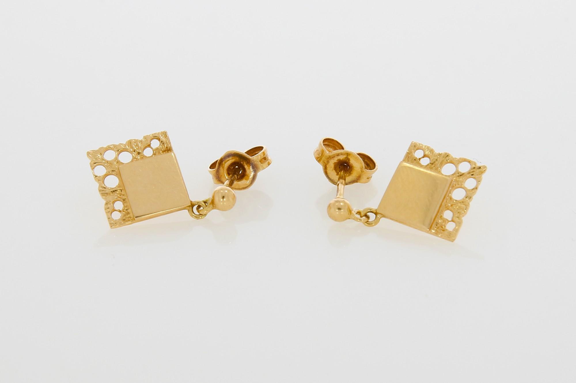 Tootefoto - Kuldkõrvarõngad 585*