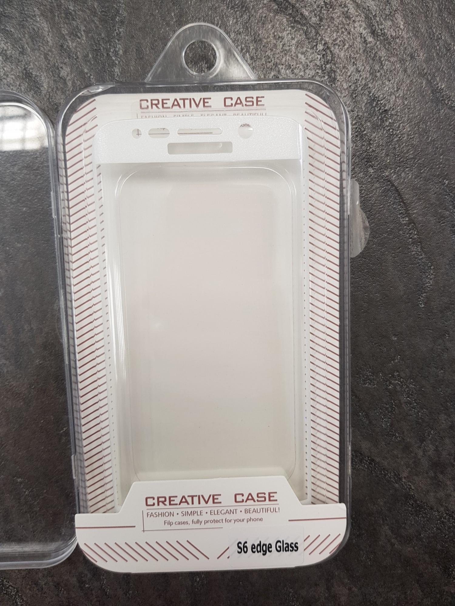 Tootefoto - Ekraani Kaitseklaas Samsung S6 Valge!!