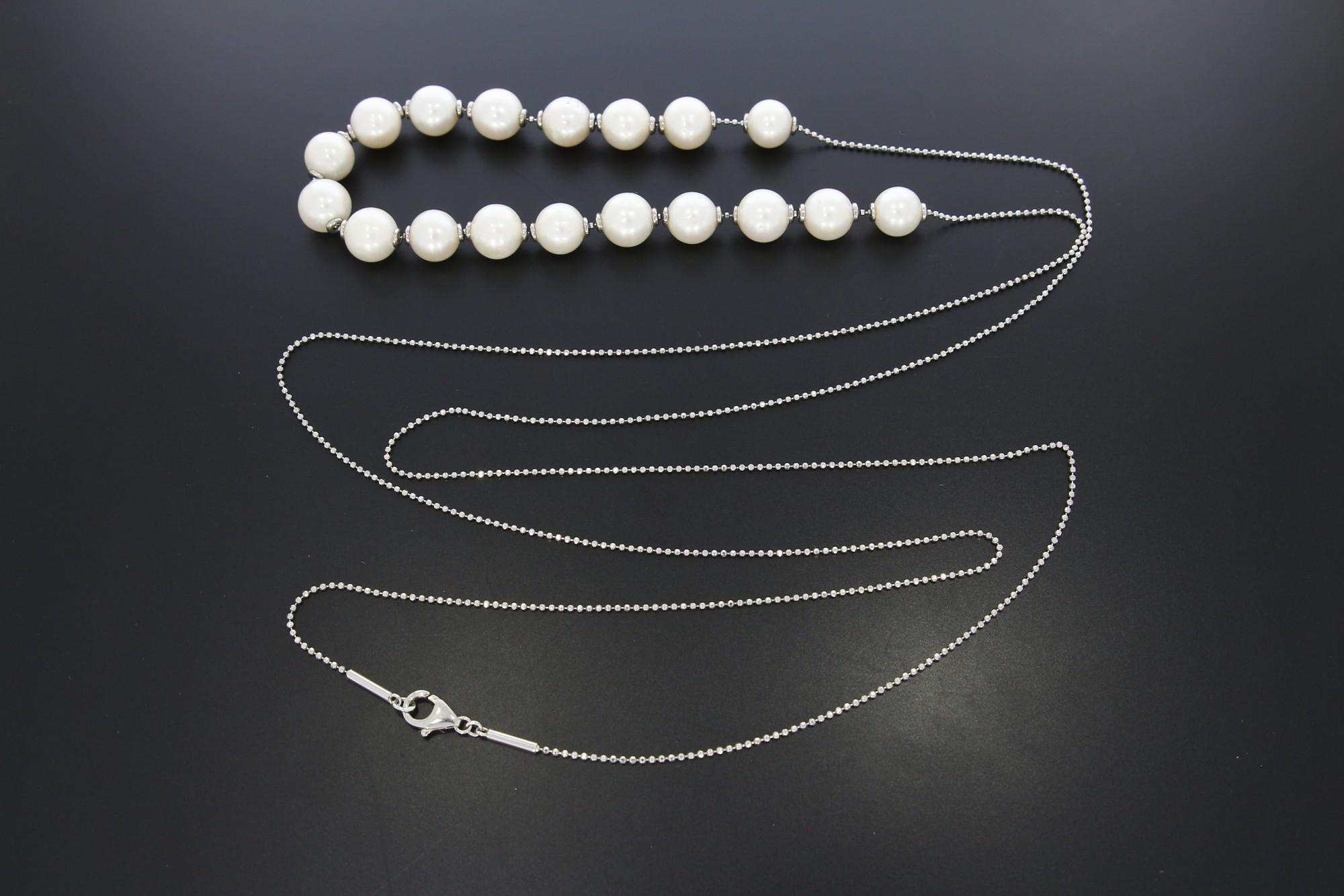 Tootefoto - Hõbekaelakett 925* Pärlid Gaura