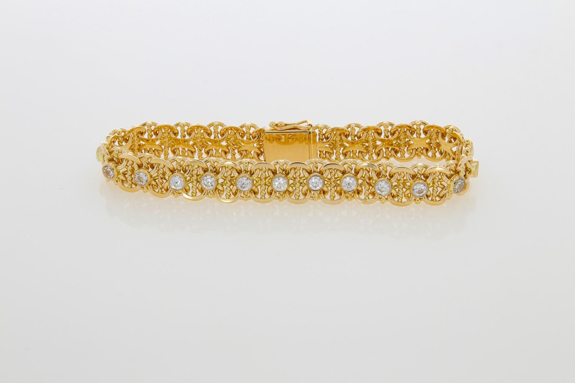 Tootefoto - Kuldkäekett 585* Püramiid! Käsitöö