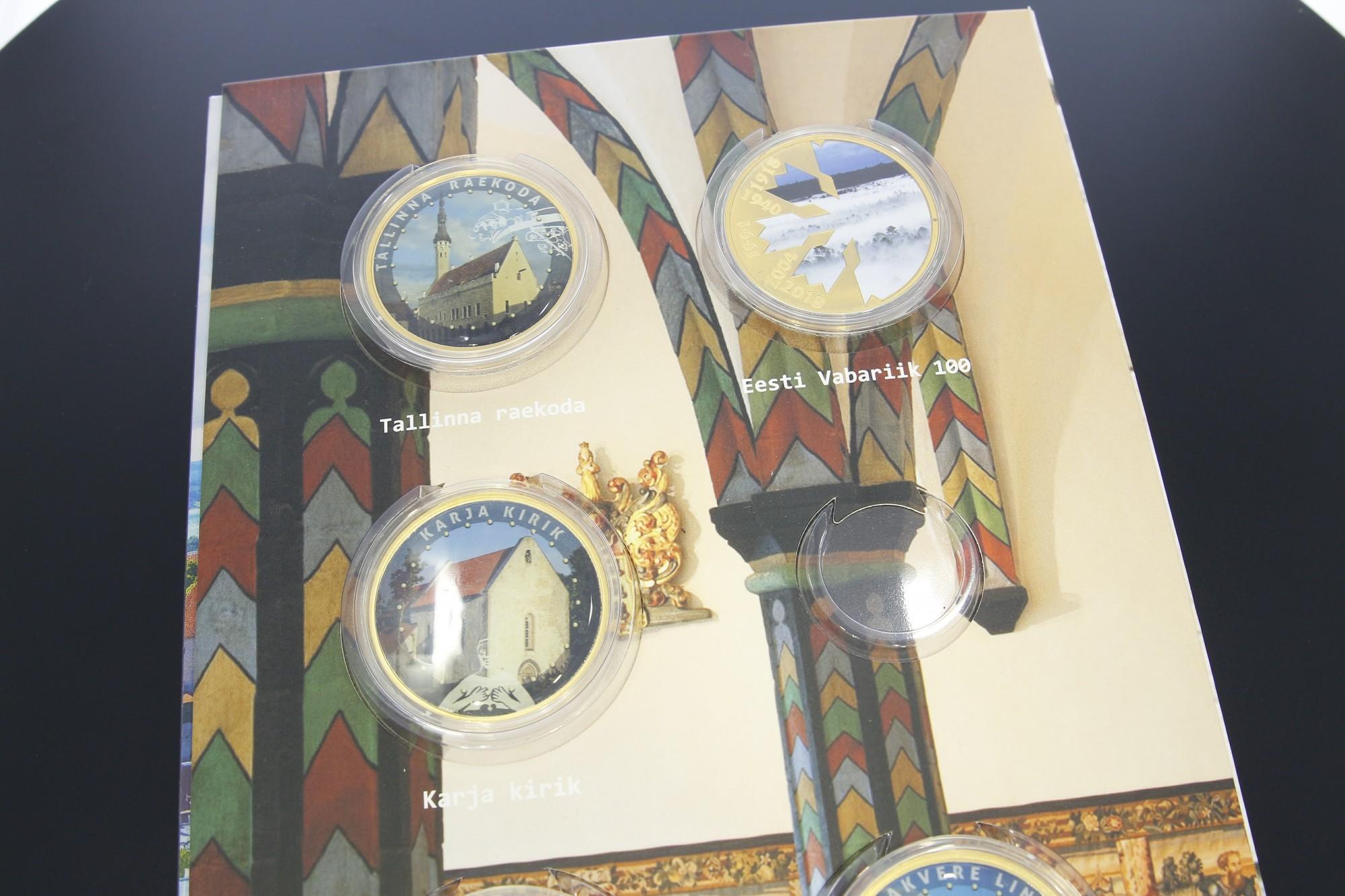Tootefoto - Mündikomplekt Eesti Arhitektuuripärlid