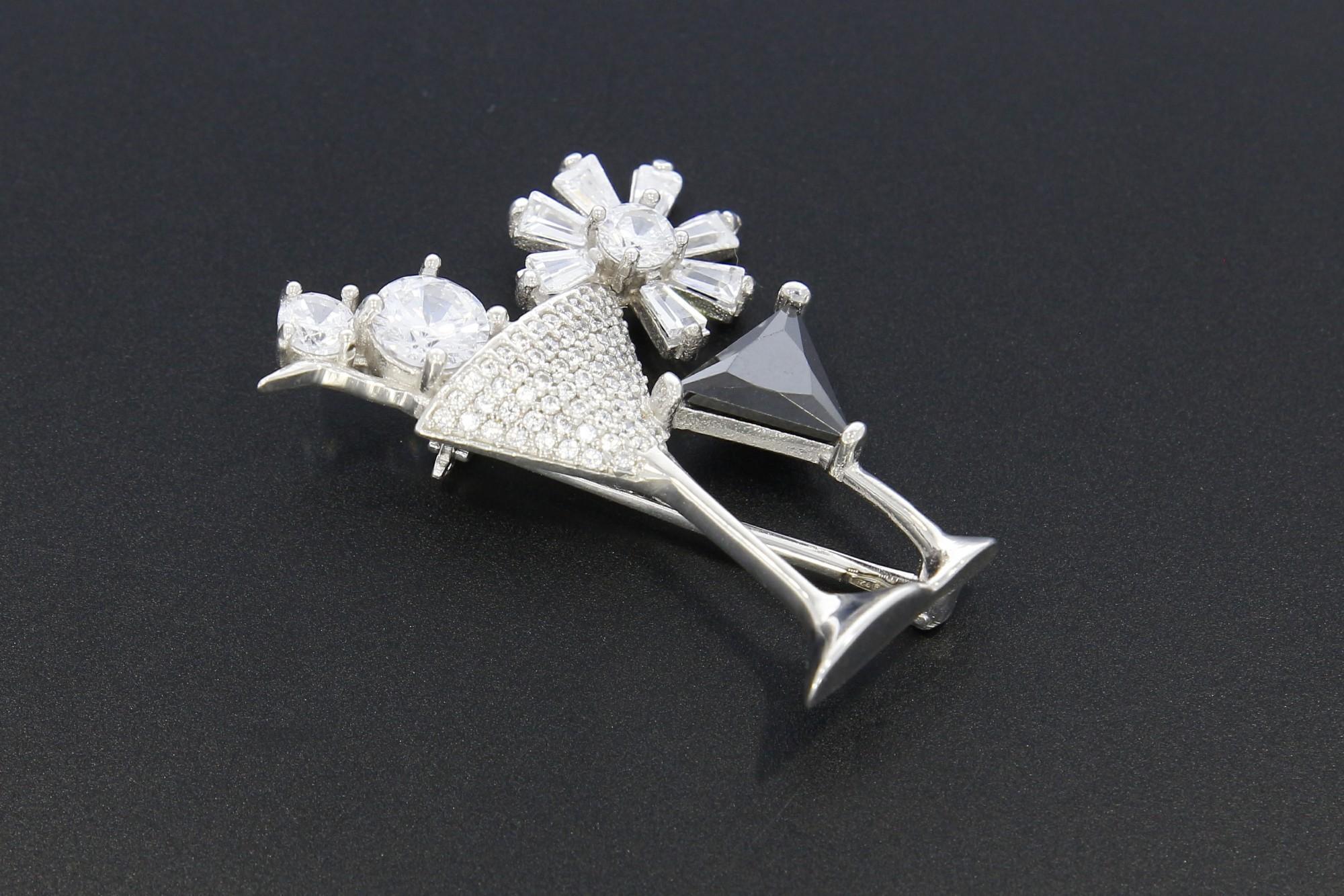 Tootefoto - Hõbepross 925* Tsirkoonid! Imperial!