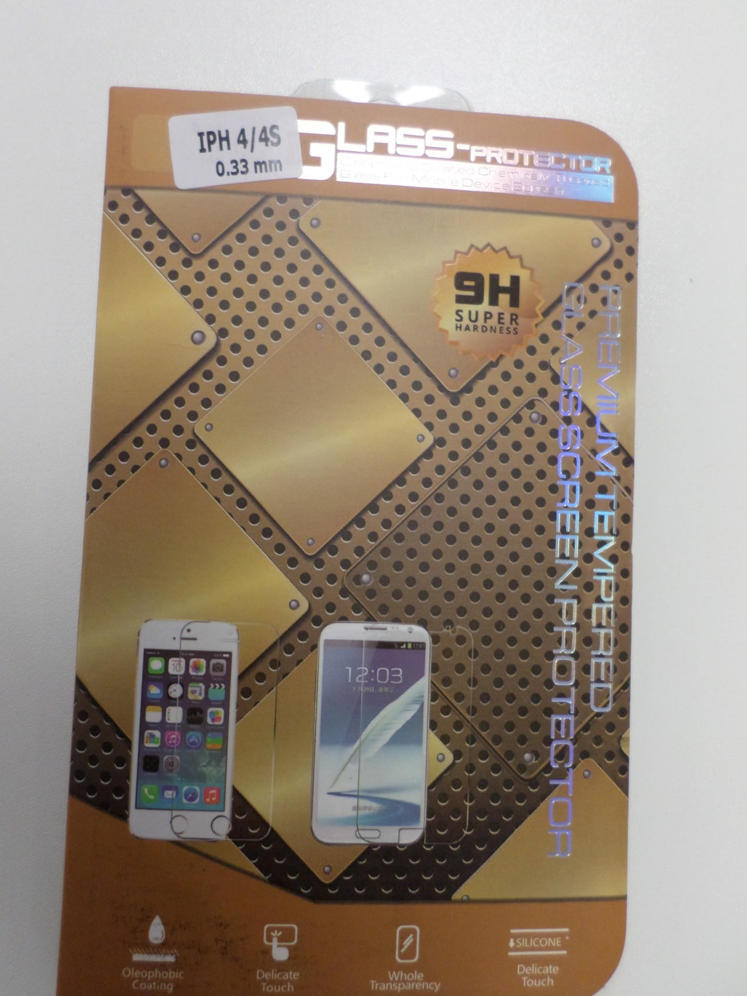 Tootefoto - Ekraani kaitseklaas IPHONE 4/4S 0