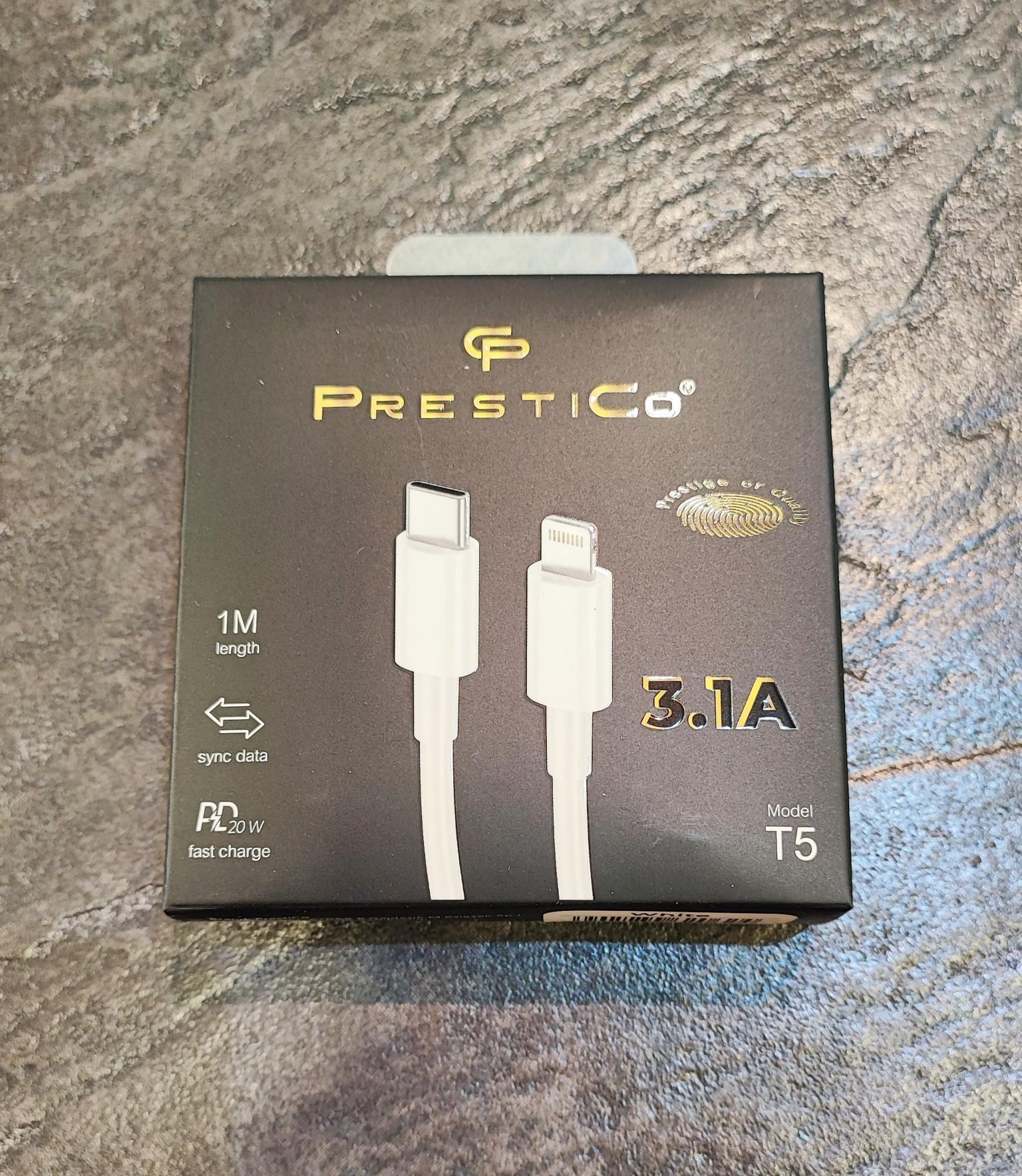 Tootefoto - Juhe USB Type-C-Lightning Prestico