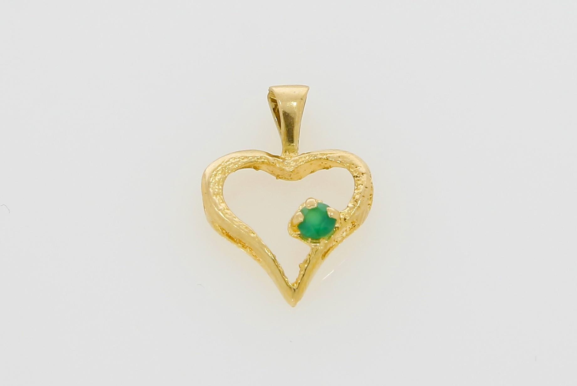 Tootefoto - Kuld kulon 585* Süda