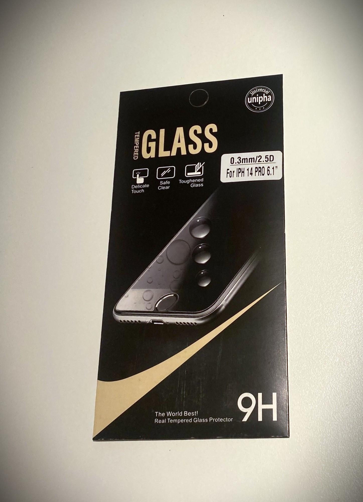 Tootefoto - Kaitseklaas iPhone 14 PRO 2,5D PP+