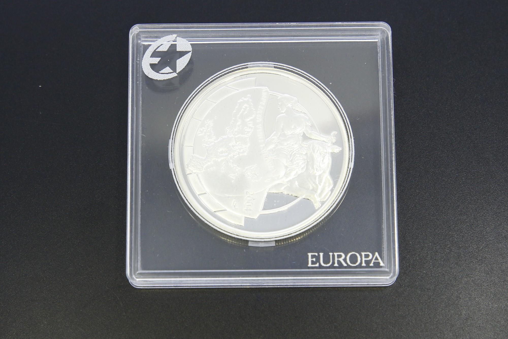 Tootefoto - Hõbemünt 925* 10 Euros - Albert II Expansion of the European