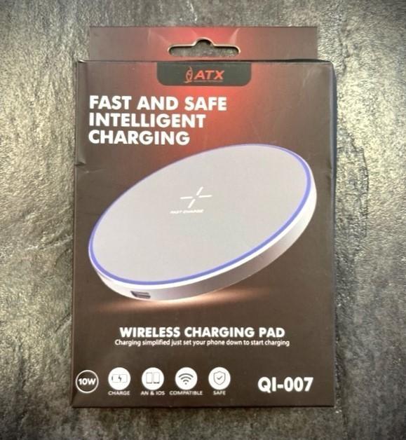 Tootefoto - Juhtmevaba laadija 10W QI-007 SLIM Must