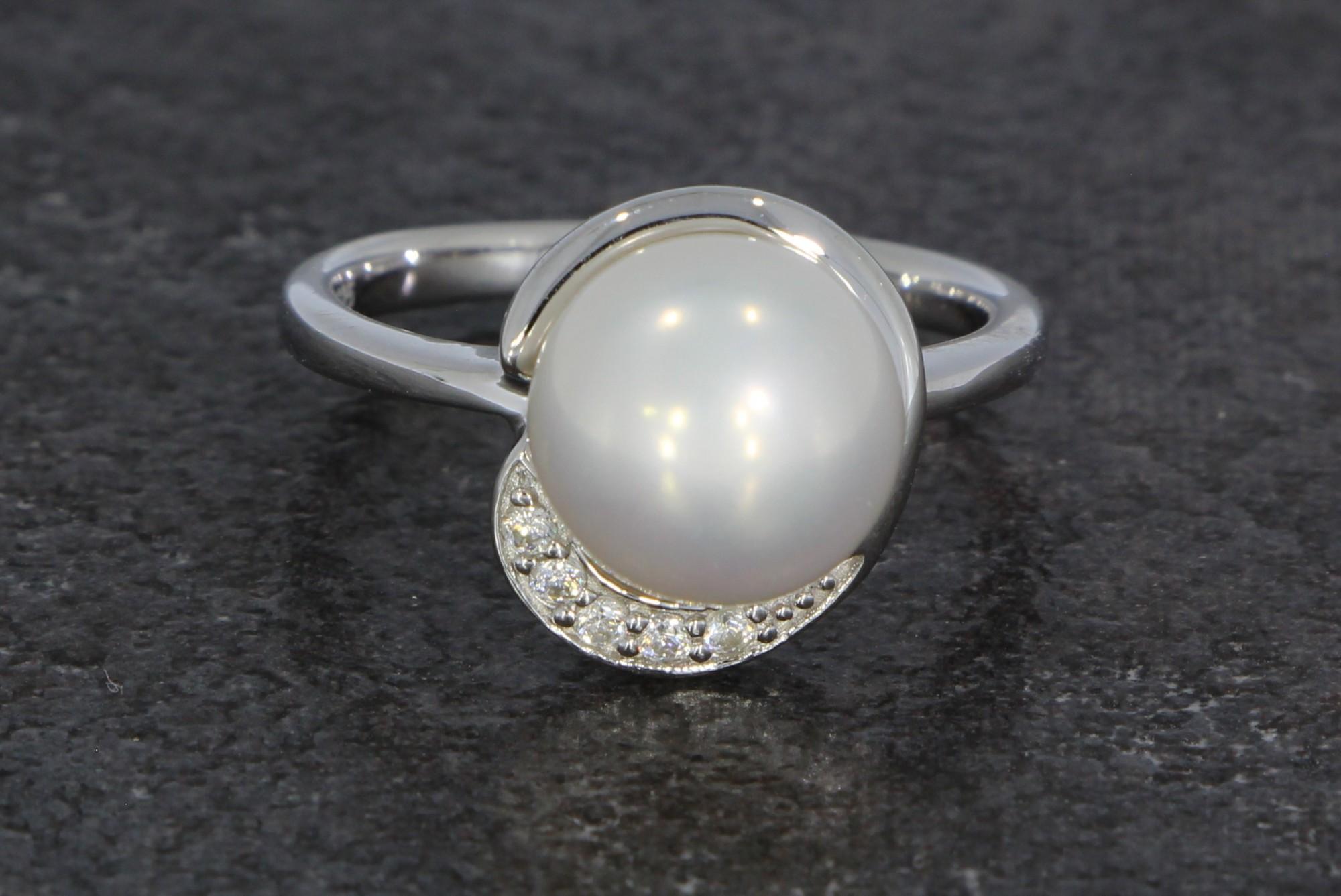 Tootefoto - Hõbesõrmus 925* Pärl Gaura