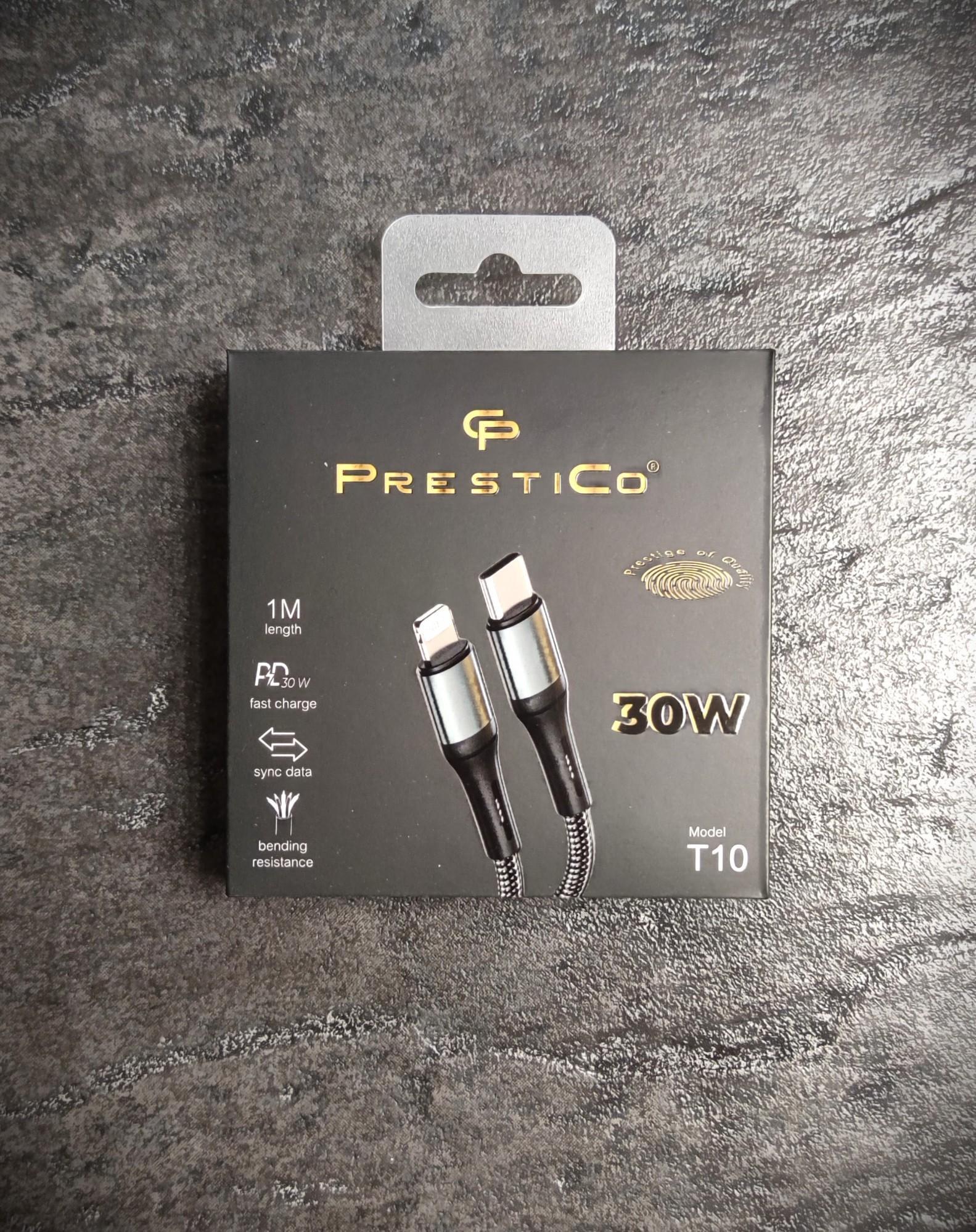 Tootefoto - Juhe PRESTICO T10 Type-C→Lightning 30W