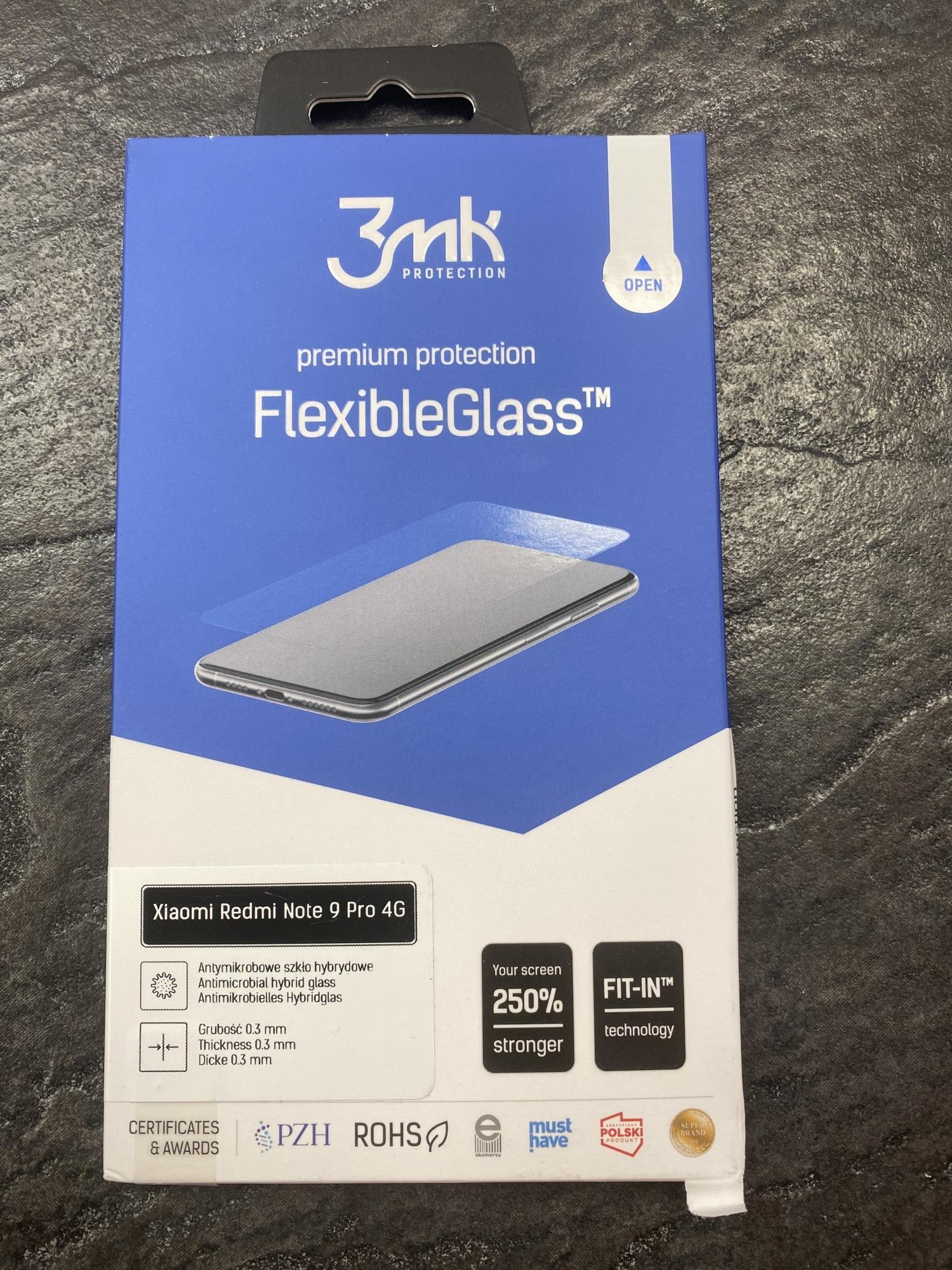 Tootefoto - Kaitseklaas 3MK FLEXIBLE XIAOMI punaneMI 9 PRO