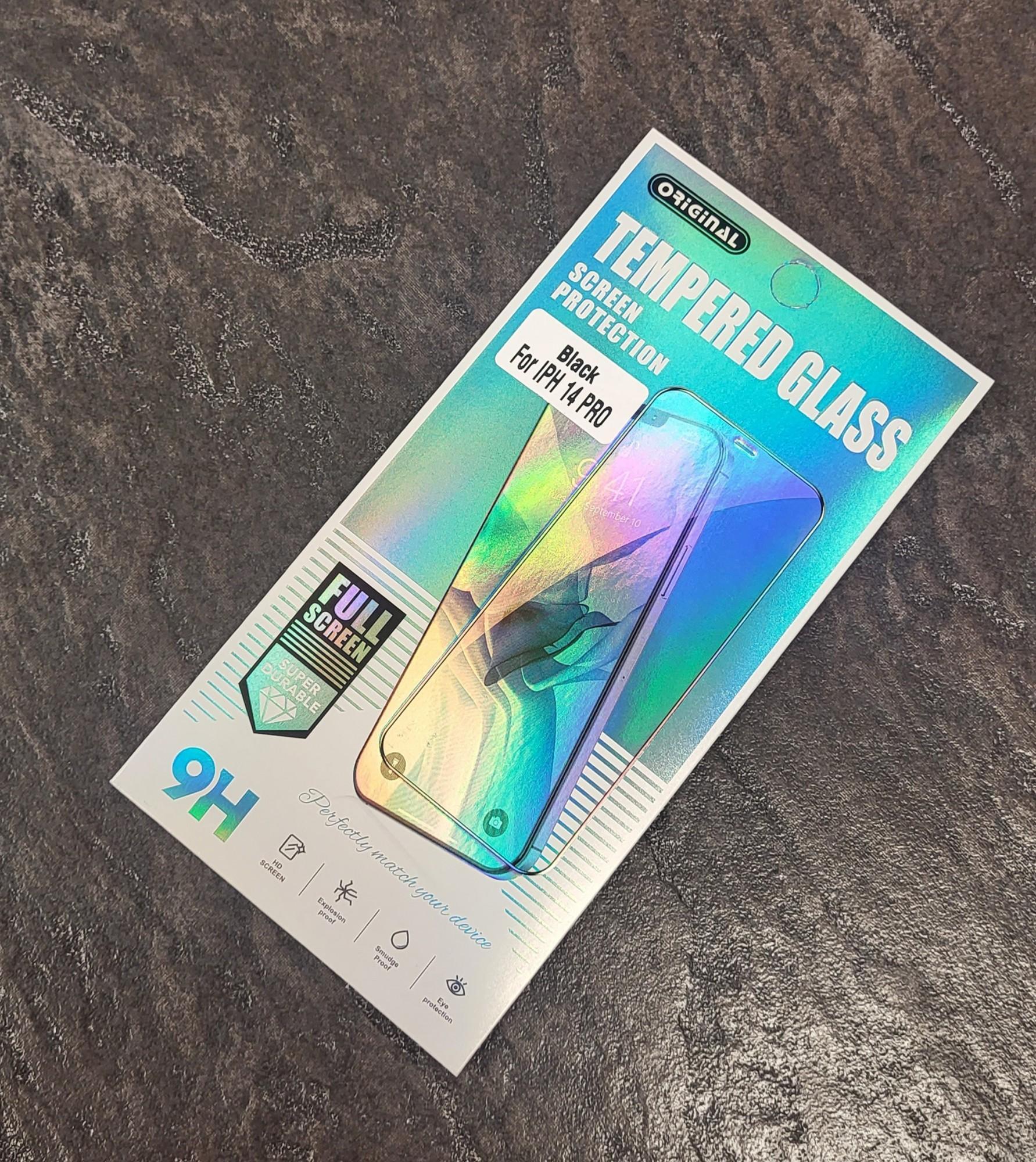 Tootefoto - Kaitseklaas iPhone 14 PRO 21D FULL GLUE