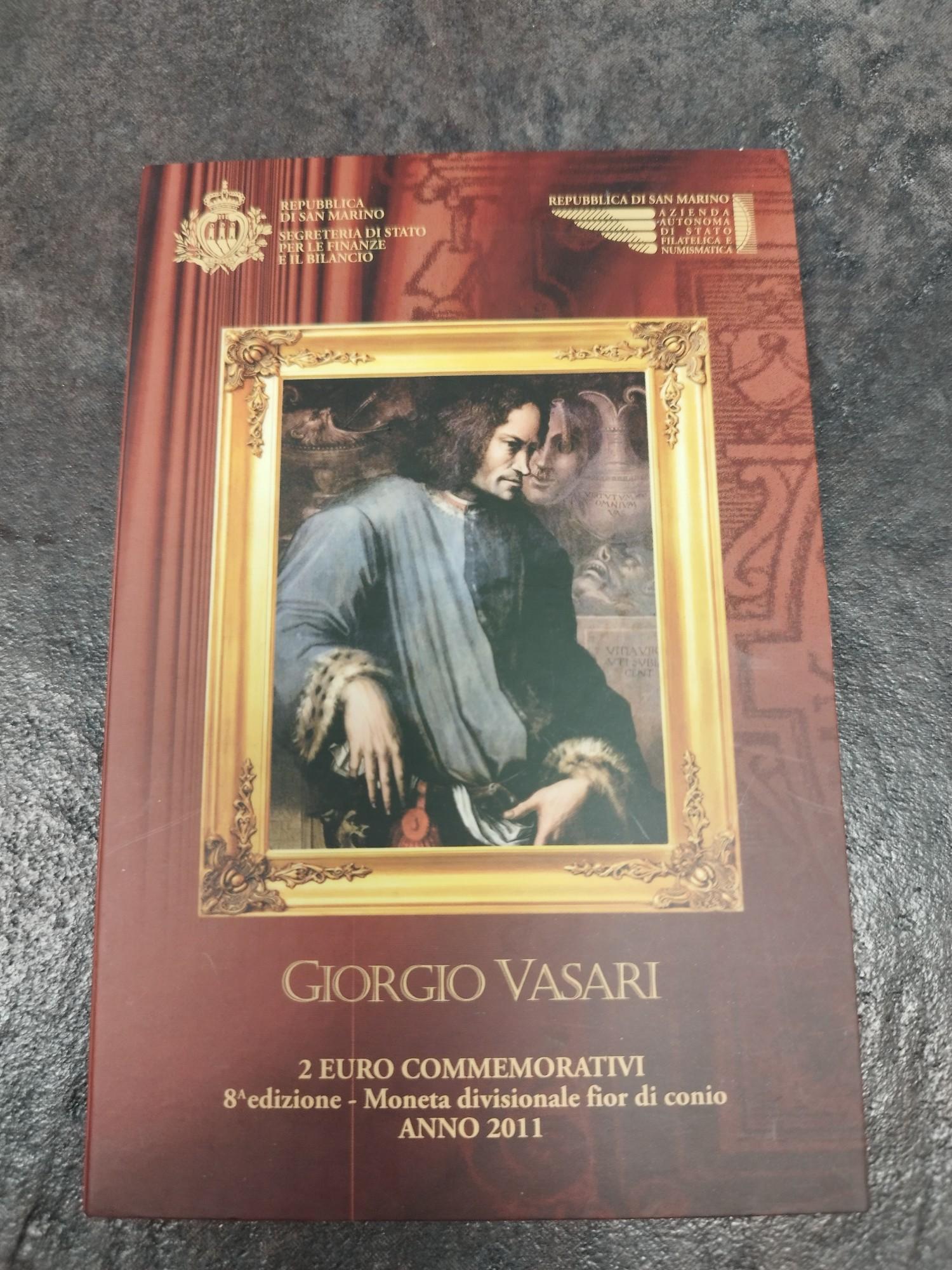 Tootefoto - Münt Giorgio Vasari 2011a 2€