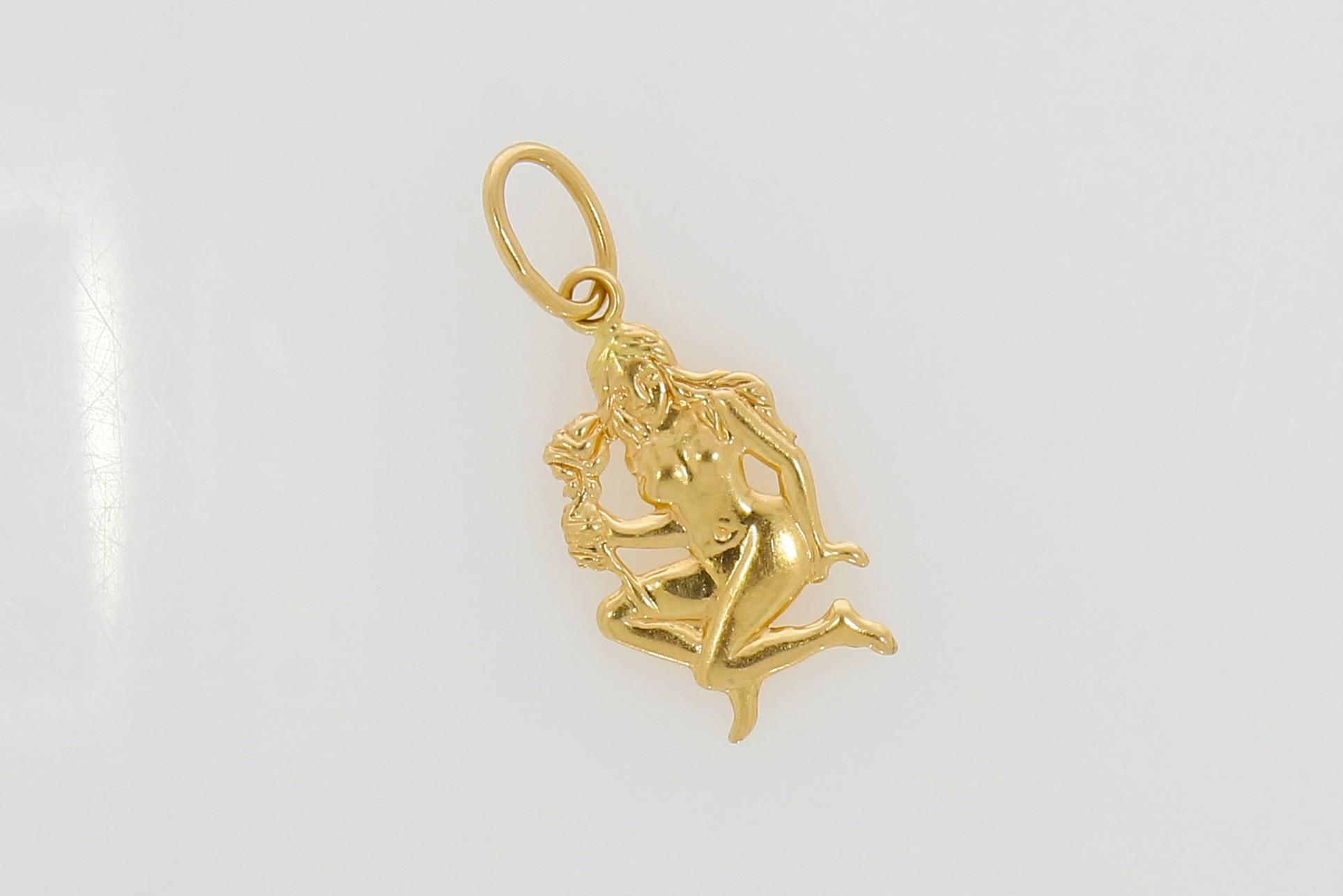 Tootefoto - Kuld kulon 585* Neitsi