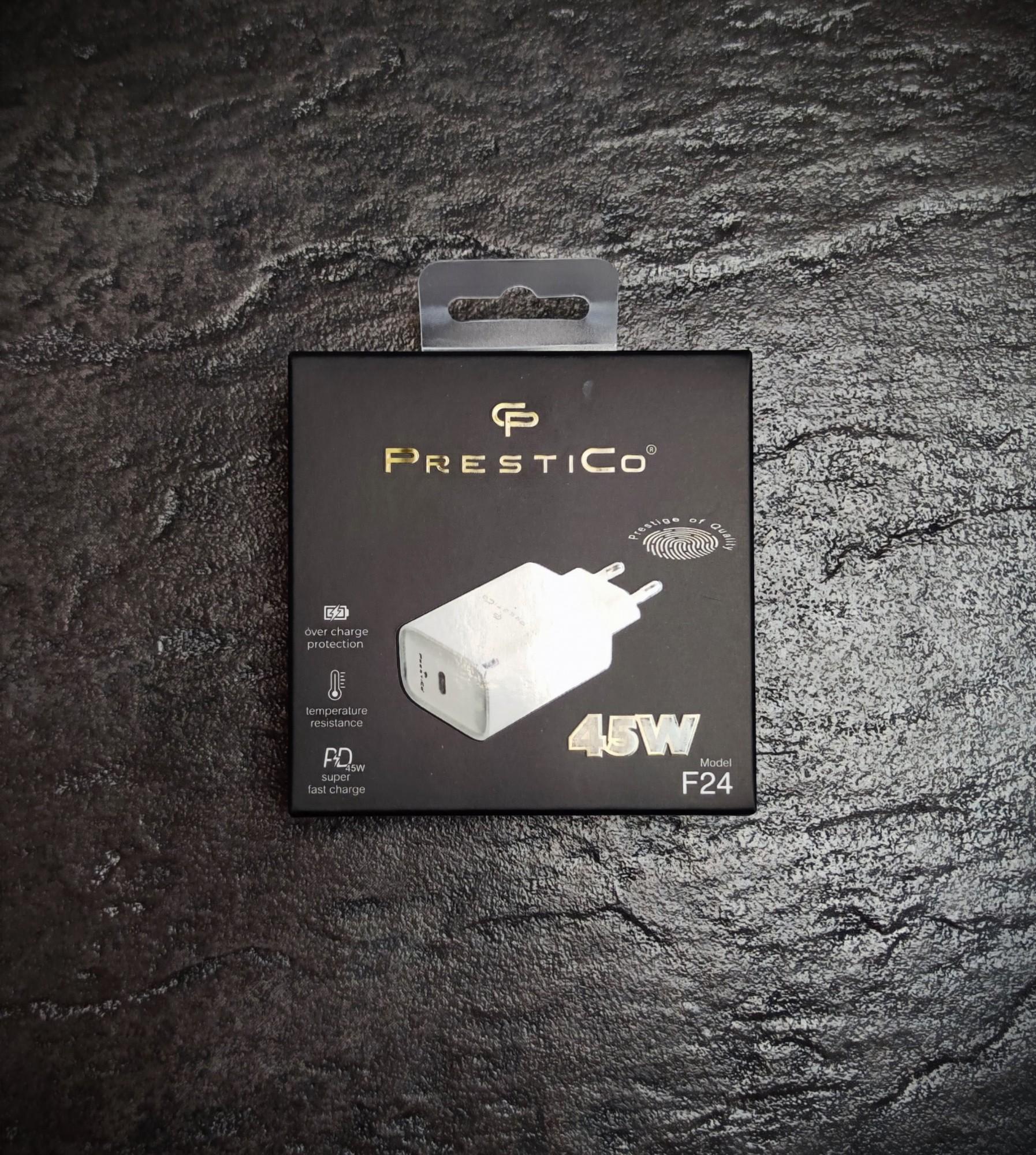 Tootefoto - PRESTICO F24 1xUSB-C 45W PD GaN