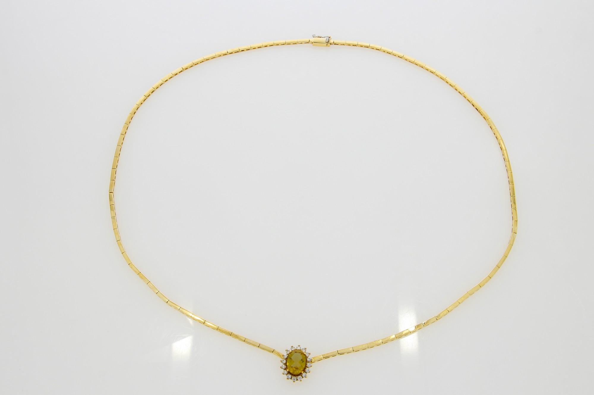 Tootefoto - Kuldkaelakett 585* Briljandid