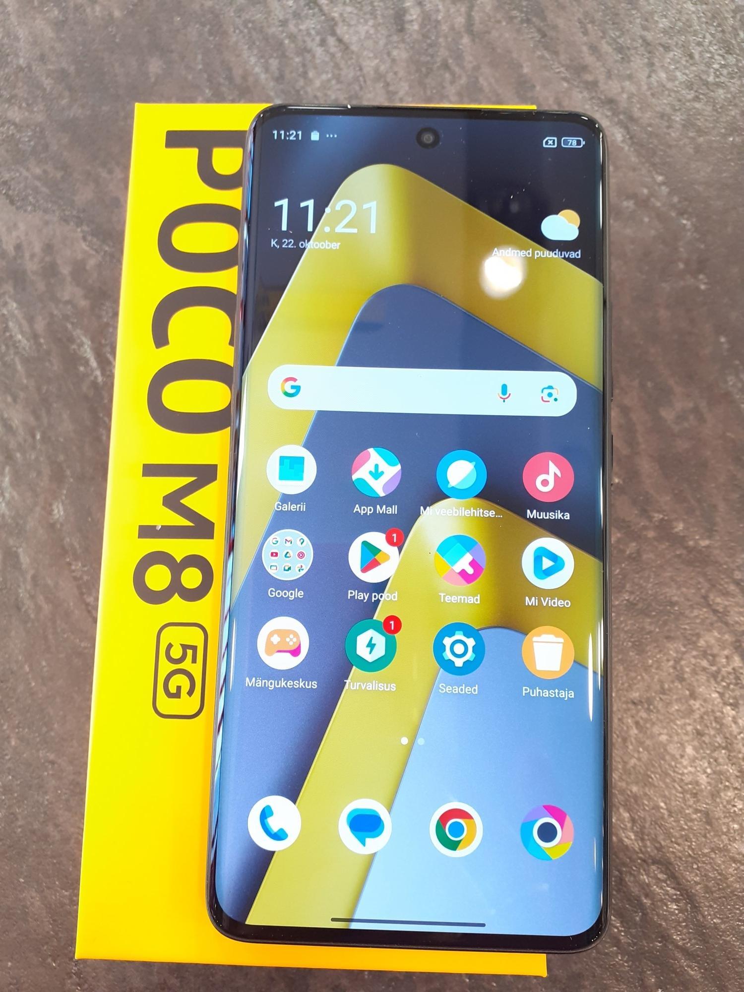 Tootefoto - Mobiiltelefon Xiaomi Poco M8 256GB Black