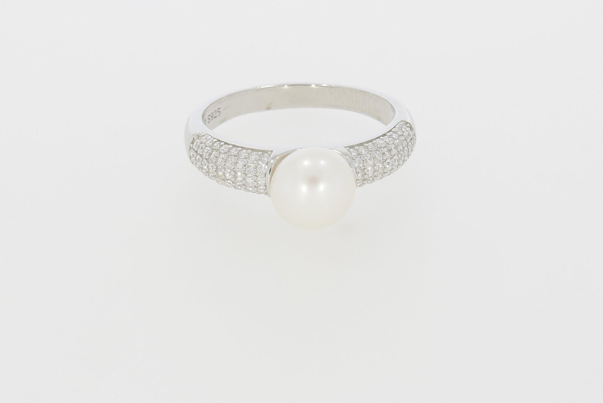 Tootefoto - Hõbesõrmus 925* GAURA Pärliga