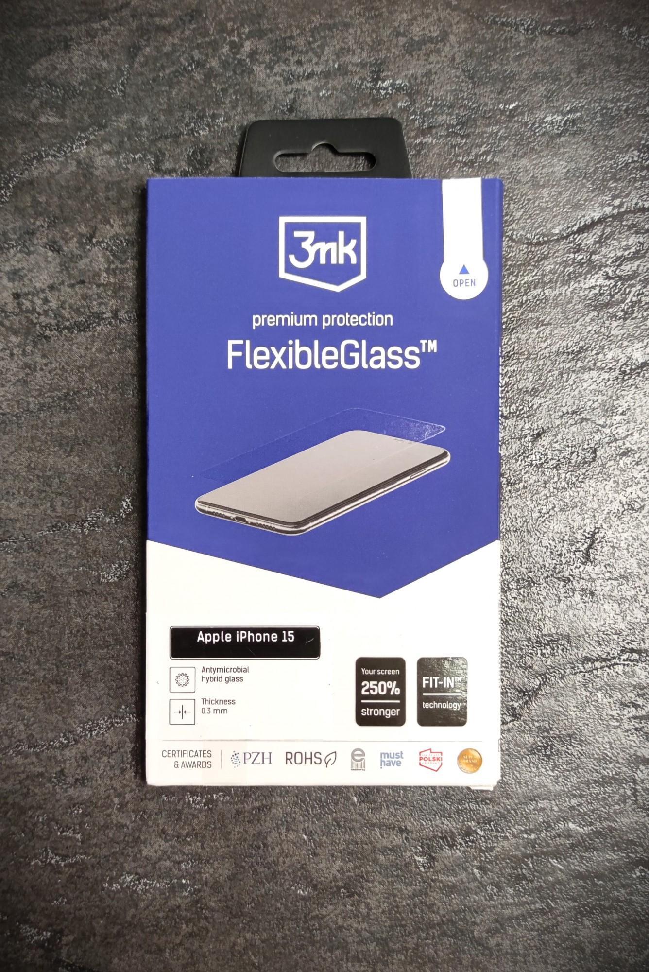 Tootefoto - Kaitseklaas 3MK Flexible IPhone 15