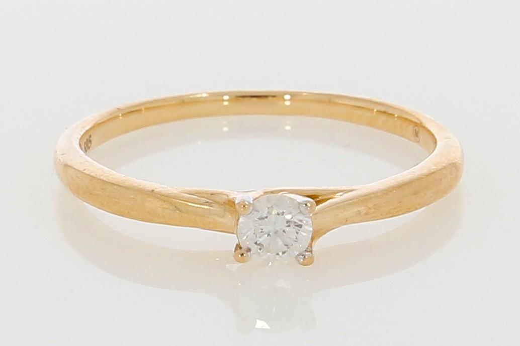 Tootefoto - Kuldsõrmus 585* Briljant